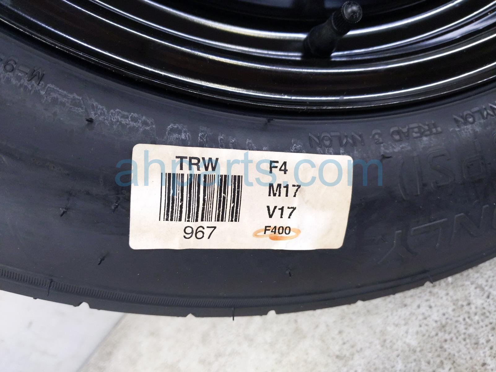2024 Toyota Rav 4 Rim T165/80d17 Spare Donut Wheel + Tire 4261B 0R010 Replacement 2024 Toyota Rav 4 Rim T165/80d17 Spare Donut Wheel + Tire 4261B 0R010 Replacement thumbnail