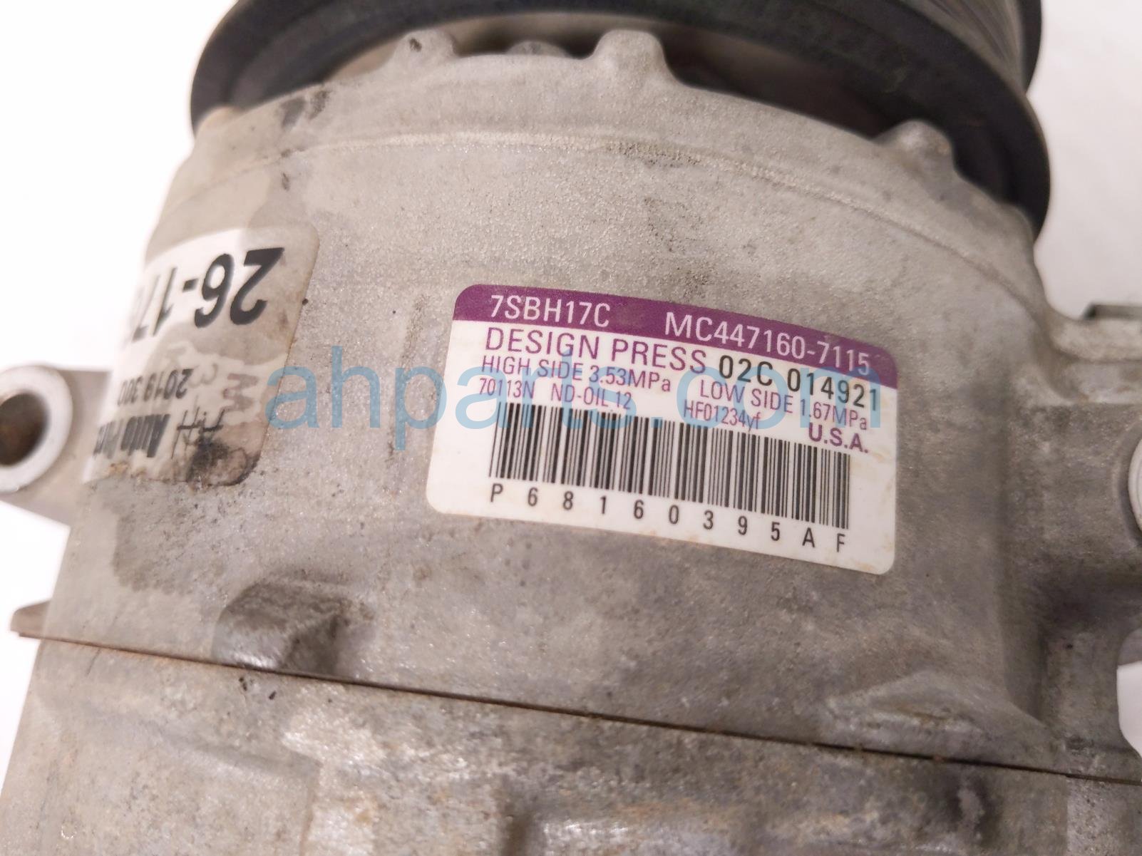 2019 Chrysler 300 Air + Clutch Ac Pump / Compressor 68160395AE Replacement 2019 Chrysler 300 Air + Clutch Ac Pump / Compressor 68160395AE Replacement thumbnail