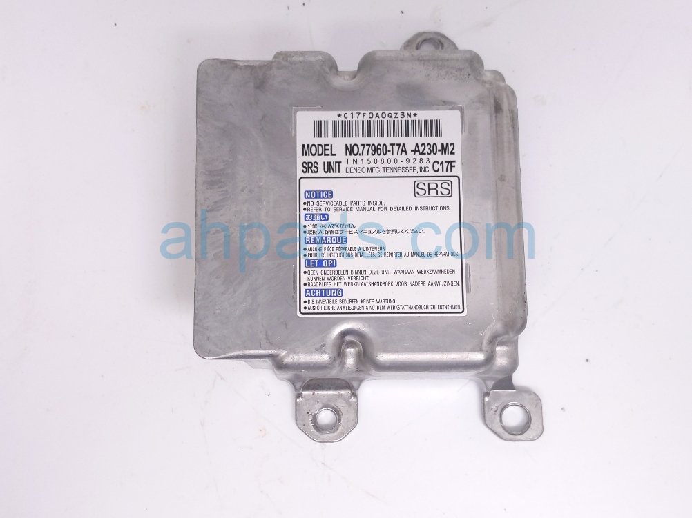 Honda SRS AIRBAG COMPUTER - 3 BLOWN AB