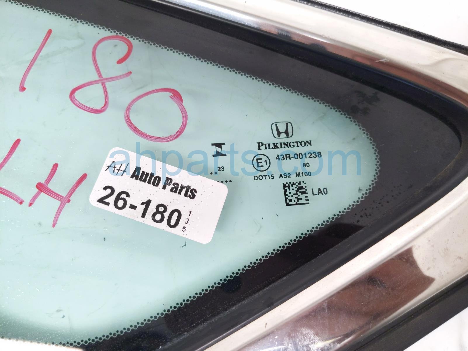 2023 Honda Accord Driver Quarter Window Glass 73550 30A A01 Replacement 2023 Honda Accord Driver Quarter Window Glass 73550 30A A01 Replacement thumbnail