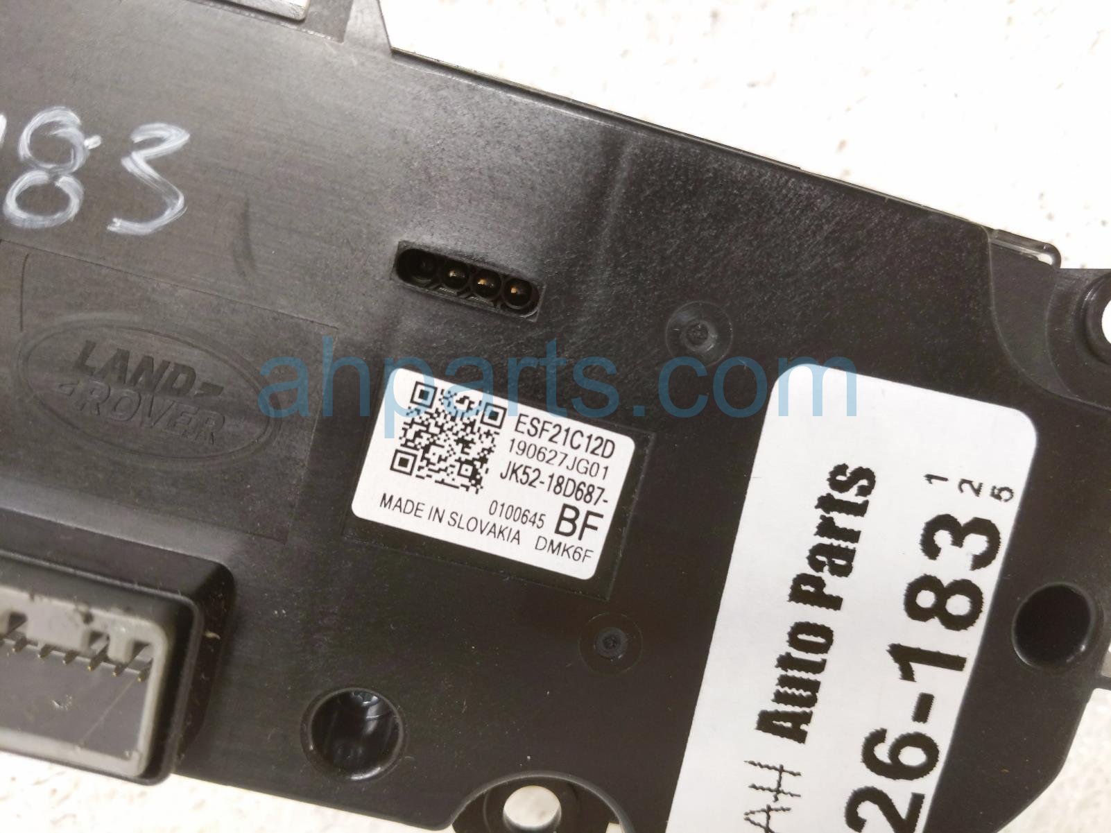2020 Land Rover Range Rover Sport Temperature Climate Heater/ac Control(on Dash) JK52 18D687 BF Replacement 2020 Land Rover Range Rover Sport Temperature Climate Heater/ac Control(on Dash) JK52 18D687 BF Replacement thumbnail