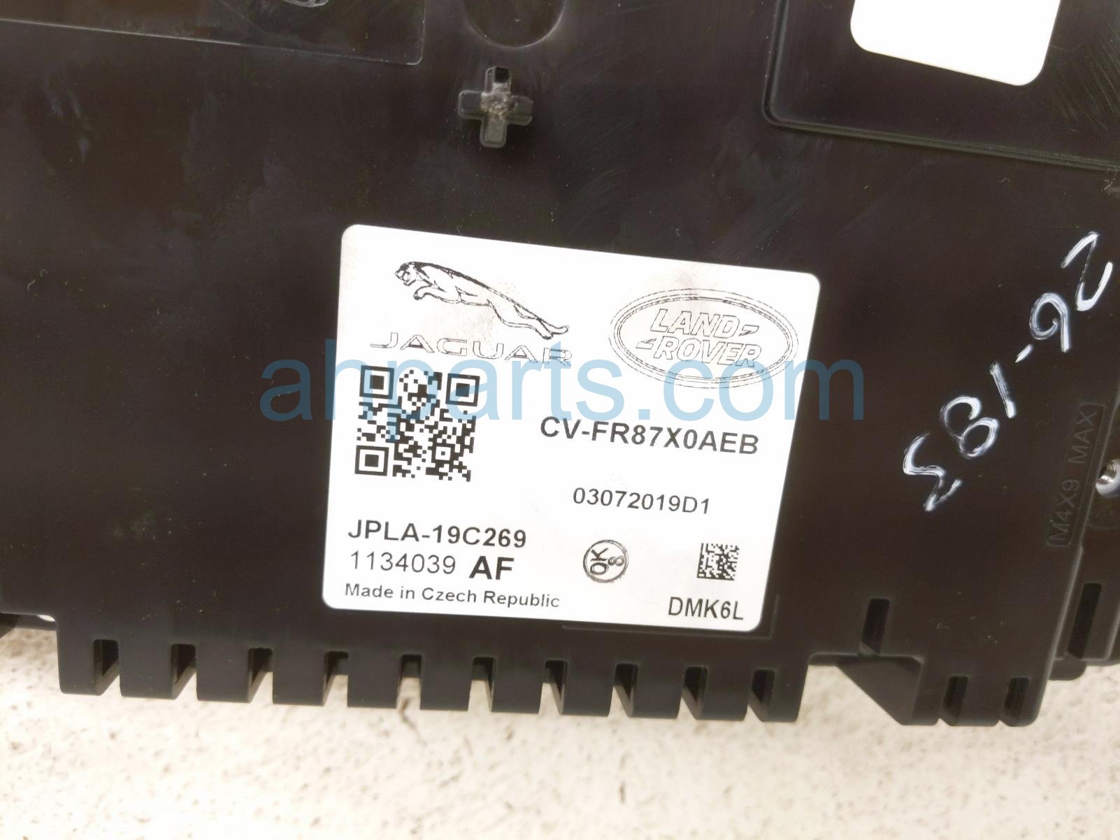 2020 Land Rover Range Rover Sport Temperature Climate Heater/ac Control(rear) JPLA 19C269 Replacement 2020 Land Rover Range Rover Sport Temperature Climate Heater/ac Control(rear) JPLA 19C269 Replacement thumbnail