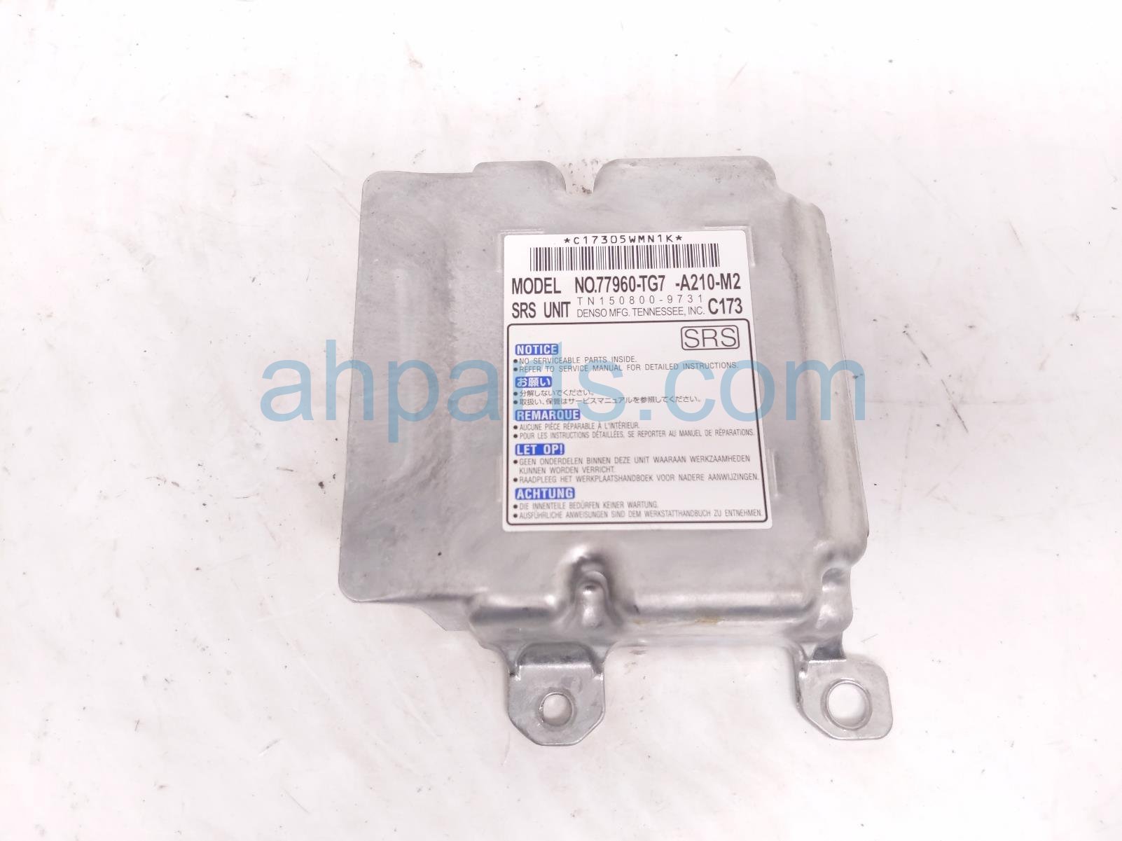 2020 Honda Pilot Srs Airbag Computer 2 Blown Ab 77960 TG7 A21 Replacement 2020 Honda Pilot Srs Airbag Computer 2 Blown Ab 77960 TG7 A21 Replacement thumbnail