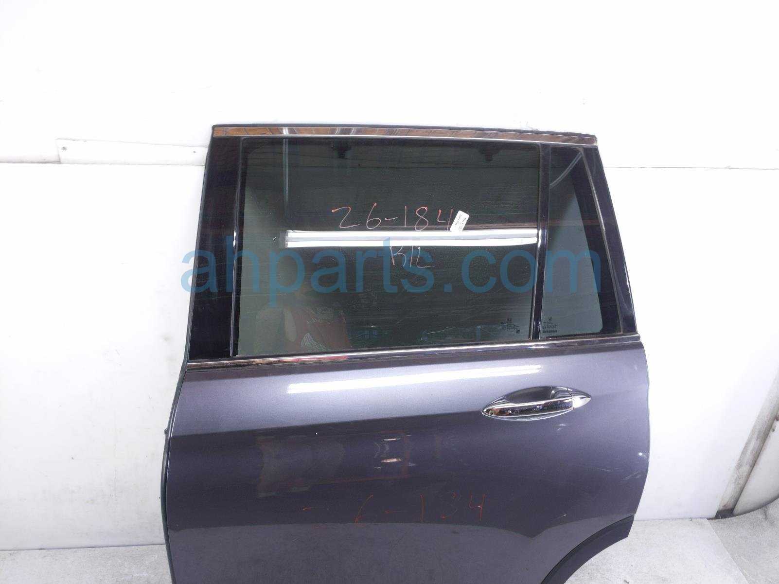 $845 Honda RR/LH DOOR - GREY - NO INSIDE TRIM