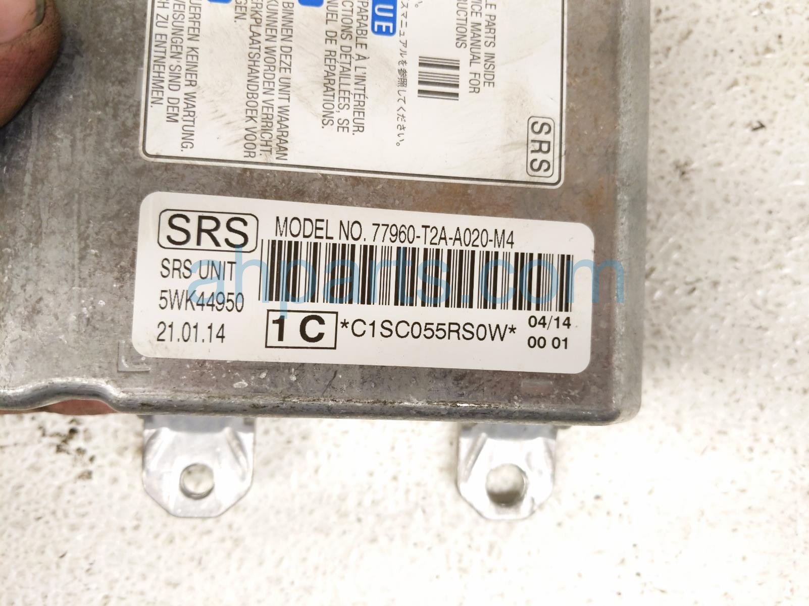 2014 Honda Accord Srs Airbag Computer 0 Blown Ab 77960 T2A A02 Replacement 2014 Honda Accord Srs Airbag Computer 0 Blown Ab 77960 T2A A02 Replacement thumbnail