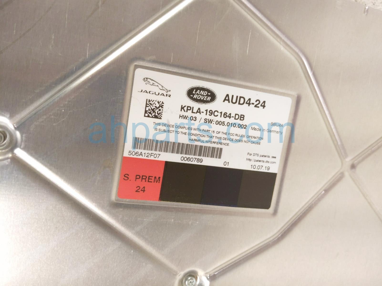 2020 Land Rover Range Rover Sport Audio Amplifier LR157767 Replacement 2020 Land Rover Range Rover Sport Audio Amplifier LR157767 Replacement thumbnail