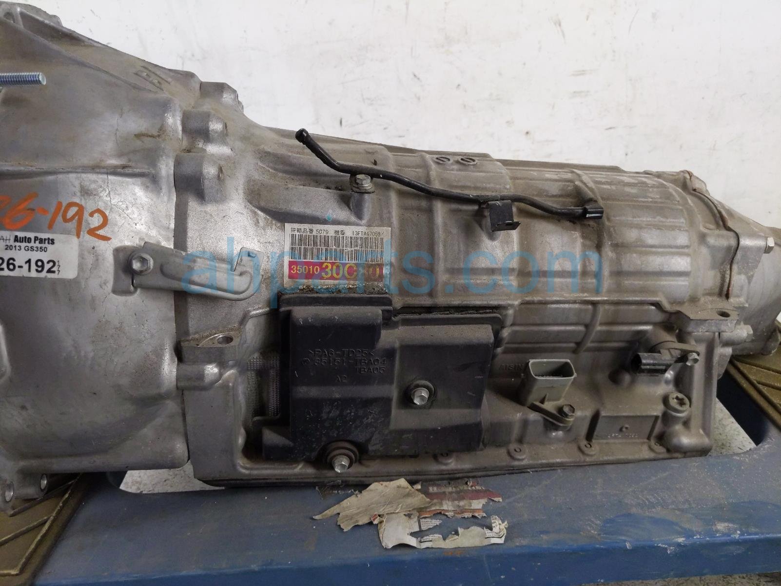2013 Lexus Gs350 Automatic Transmission = 128k Mi 35010 30C80 Replacement 2013 Lexus Gs350 Automatic Transmission = 128k Mi 35010 30C80 Replacement thumbnail