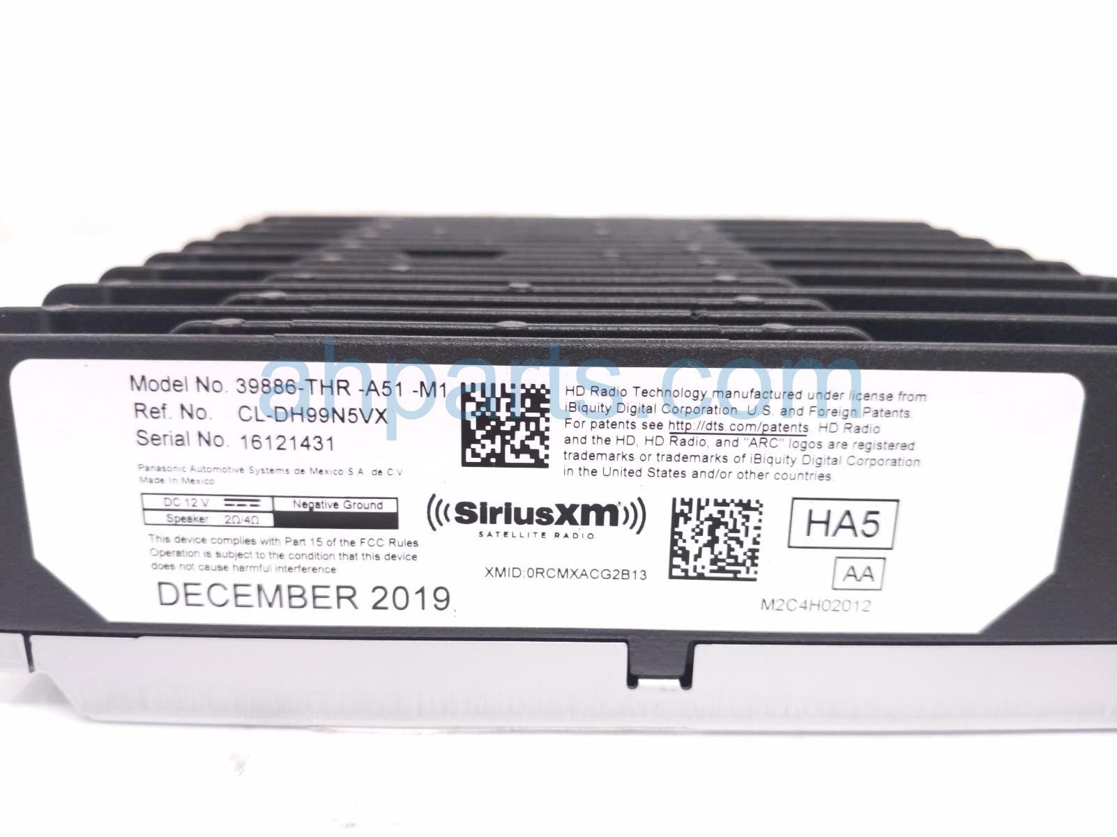 2020 Honda Odyssey Audio Amplifier Rear Right 39886 THR A51 Replacement 2020 Honda Odyssey Audio Amplifier Rear Right 39886 THR A51 Replacement thumbnail