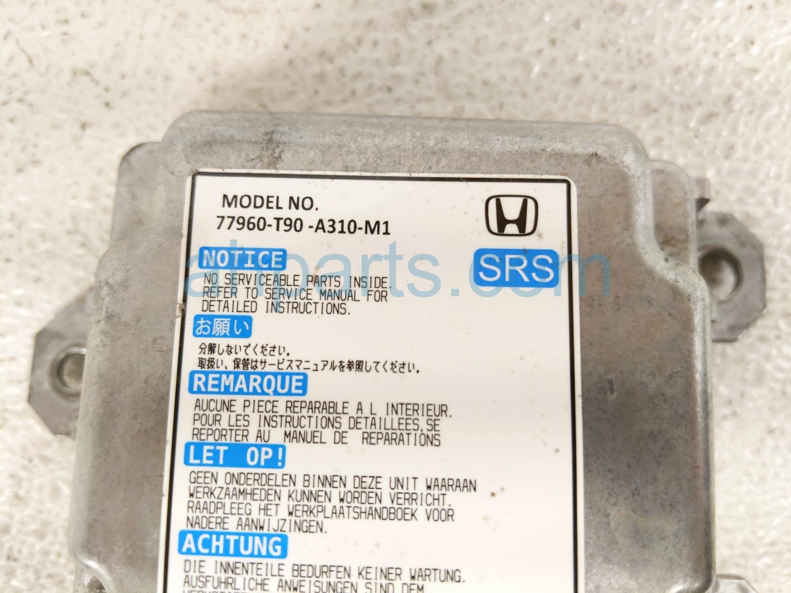 2025 Honda Pilot Srs Airbag Computer 3 Blown Ab 77960 T90 A31 Replacement 2025 Honda Pilot Srs Airbag Computer 3 Blown Ab 77960 T90 A31 Replacement thumbnail