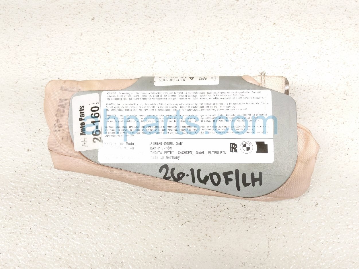 2011 BMW 750li Driver Seat Airbag 72 12 7 393 827 Replacement 2011 BMW 750li Driver Seat Airbag 72 12 7 393 827 Replacement thumbnail
