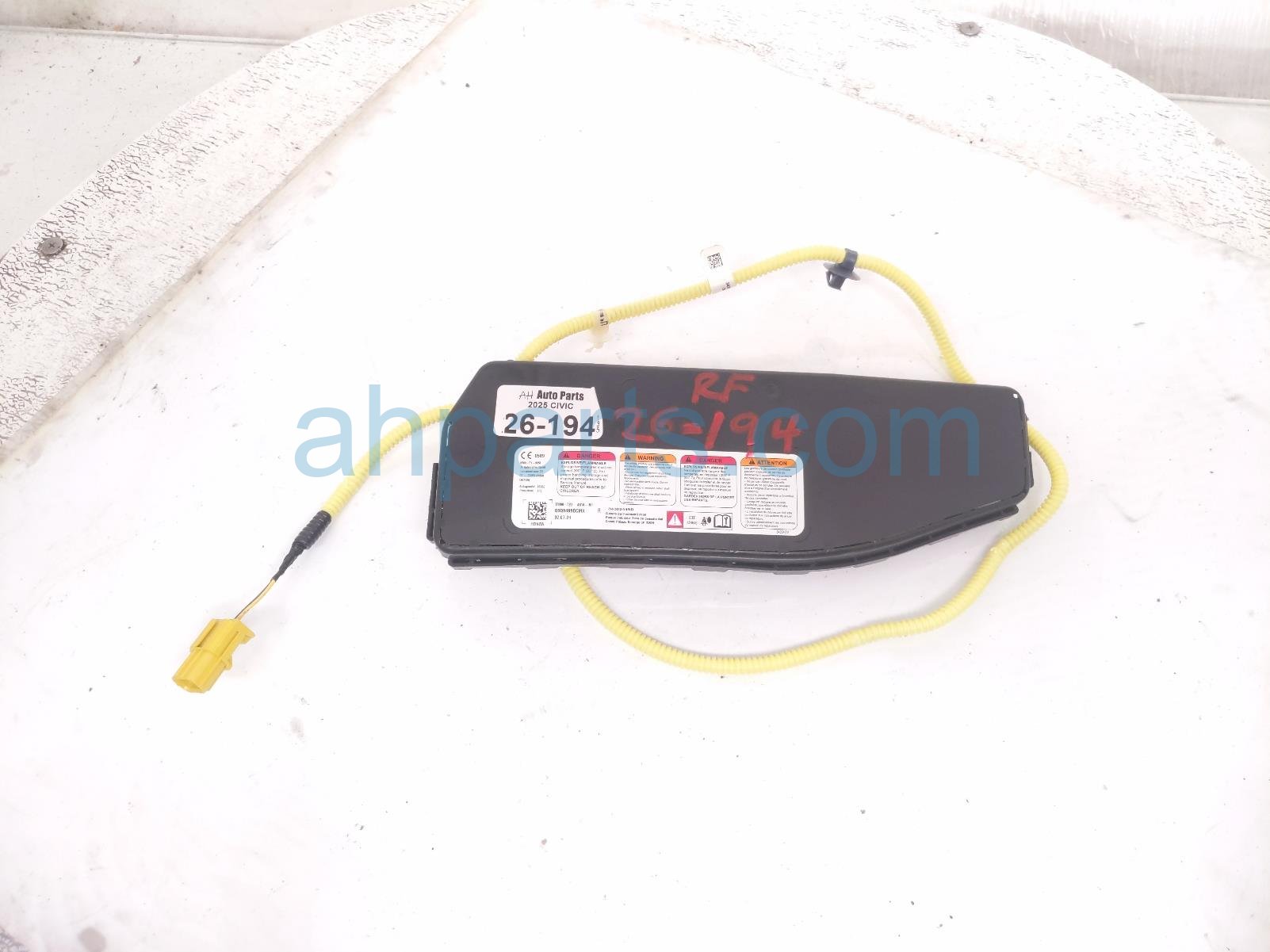 Honda PASSENGER SEAT AIRBAG