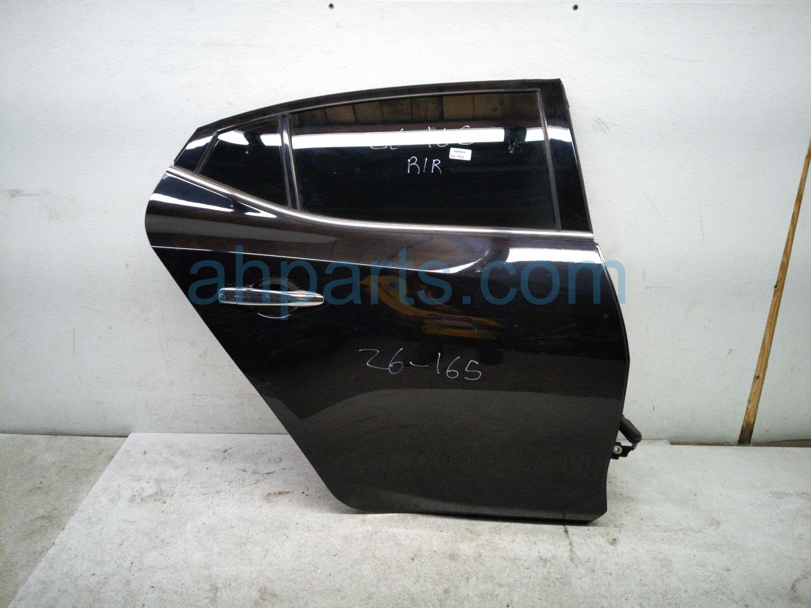 $345 Nissan RR/RH DOOR - BLACK - NO INSIDE TRIM $345 Nissan RR/RH DOOR - BLACK - NO INSIDE TRIM