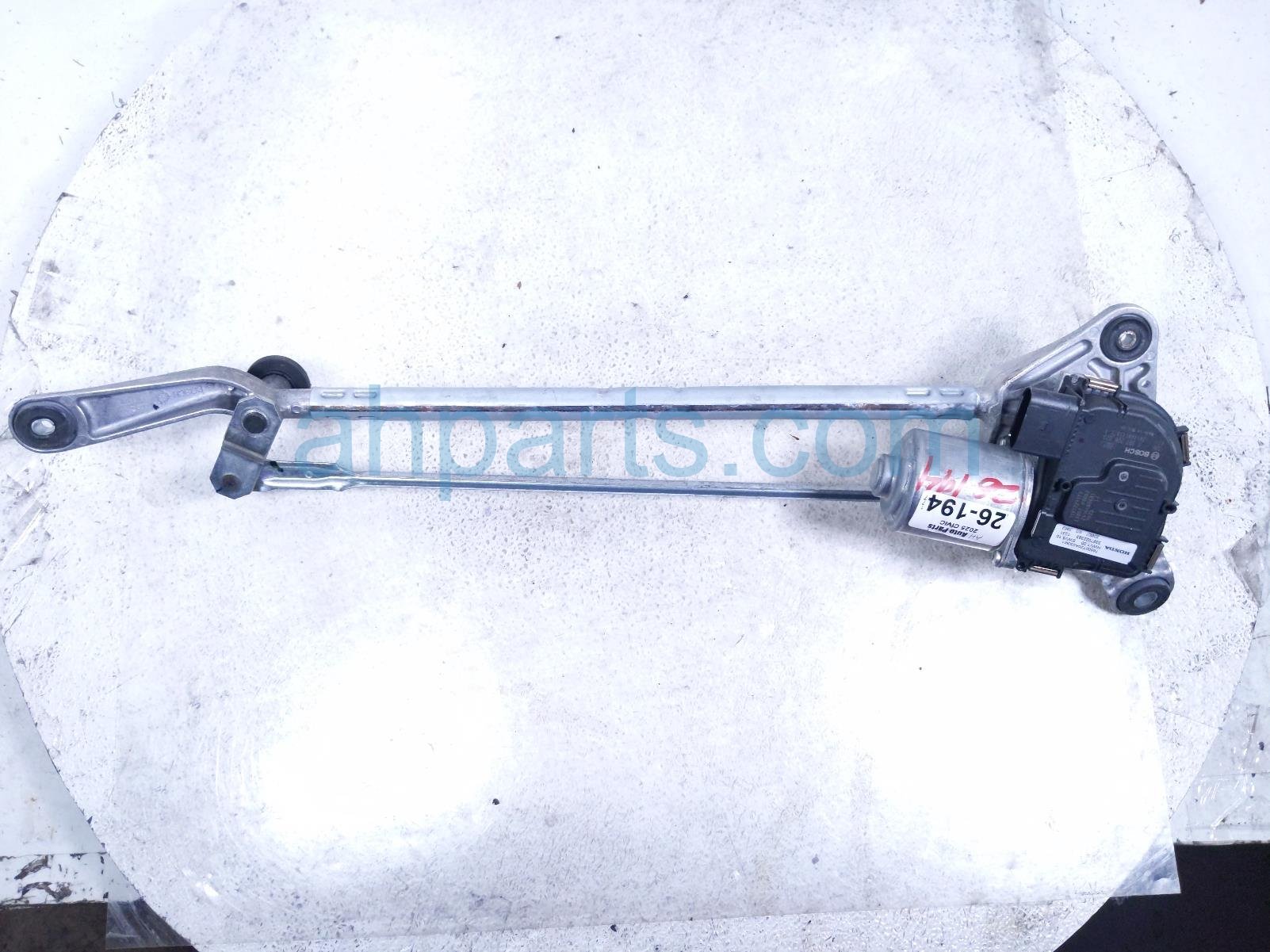 Honda FRT WINDSHIELD WIPER MOTOR & LINKAGE
