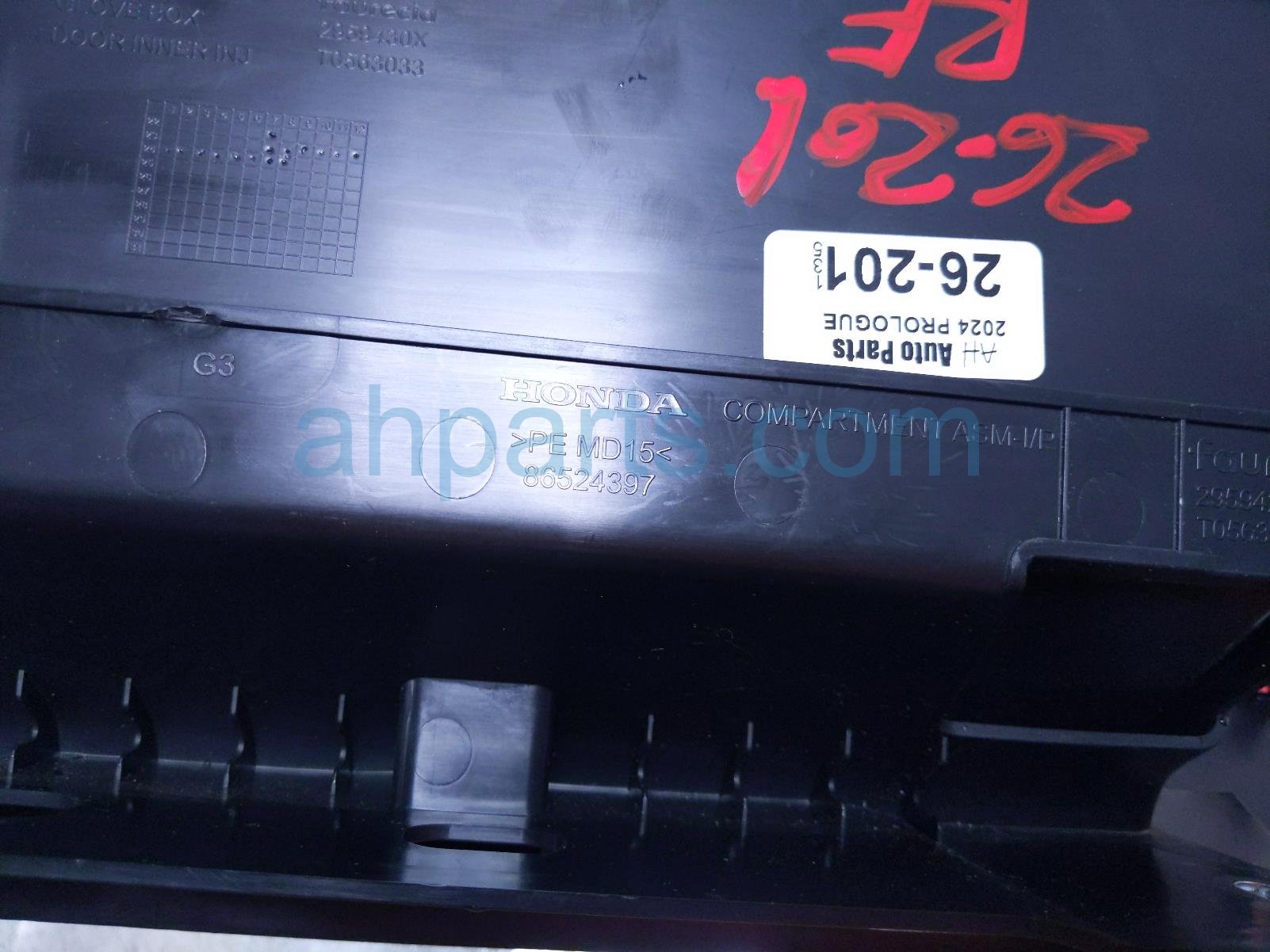2024 Honda Prologue Glove Compartment Box Grey Replacement 2024 Honda Prologue Glove Compartment Box Grey Replacement thumbnail