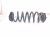 2021 Acura TLX Strut / Rear Driver Coil Spring 2.0l Fwd 52441 TGV A02 Replacement 2021 Acura TLX Strut / Rear Driver Coil Spring 2.0l Fwd 52441 TGV A02 Replacement thumbnail