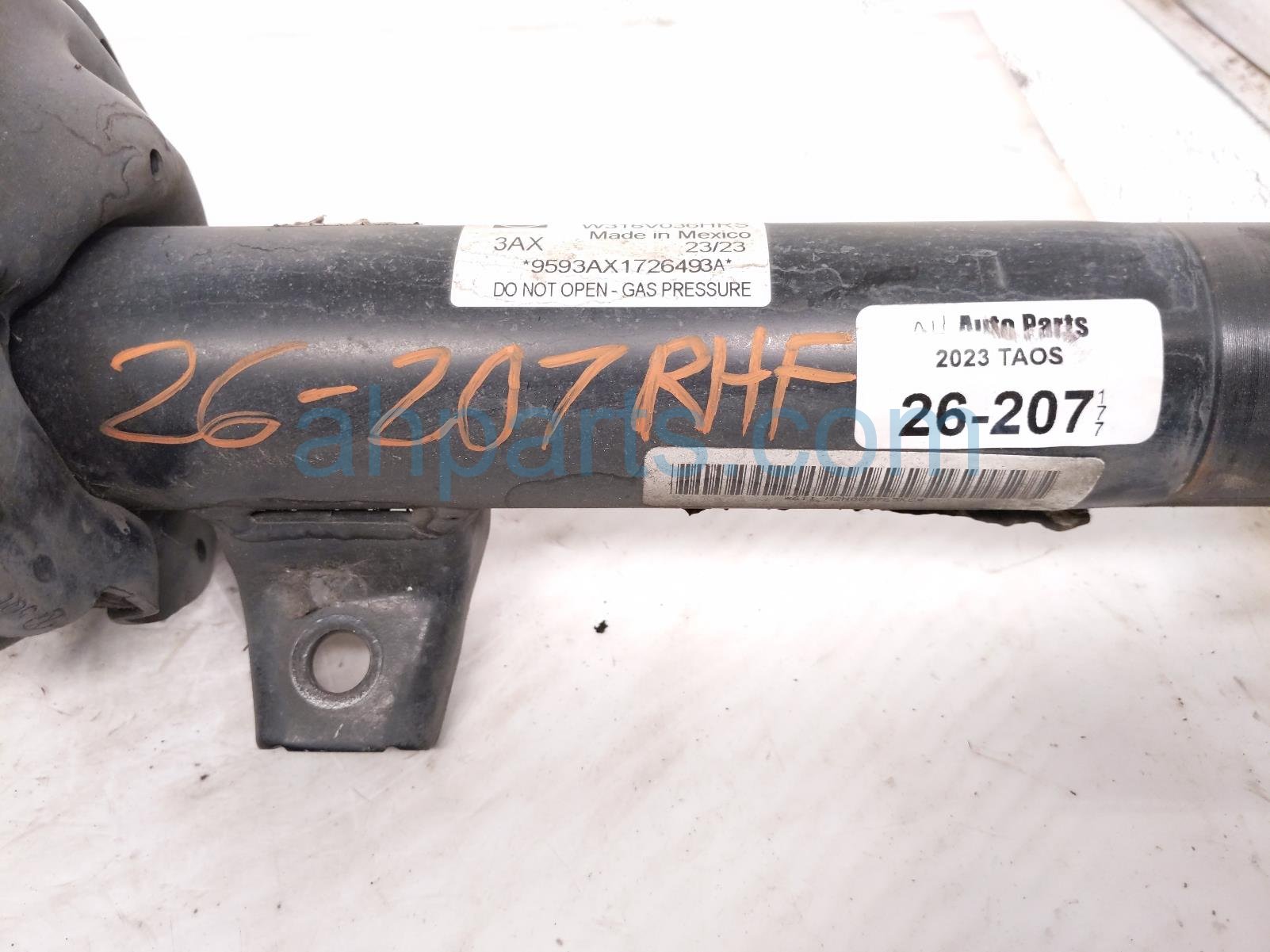 2023 Volkswagen Taos Front Passenger Strut Absorber + Spring 5QM 413 024 Replacement 2023 Volkswagen Taos Front Passenger Strut Absorber + Spring 5QM 413 024 Replacement thumbnail
