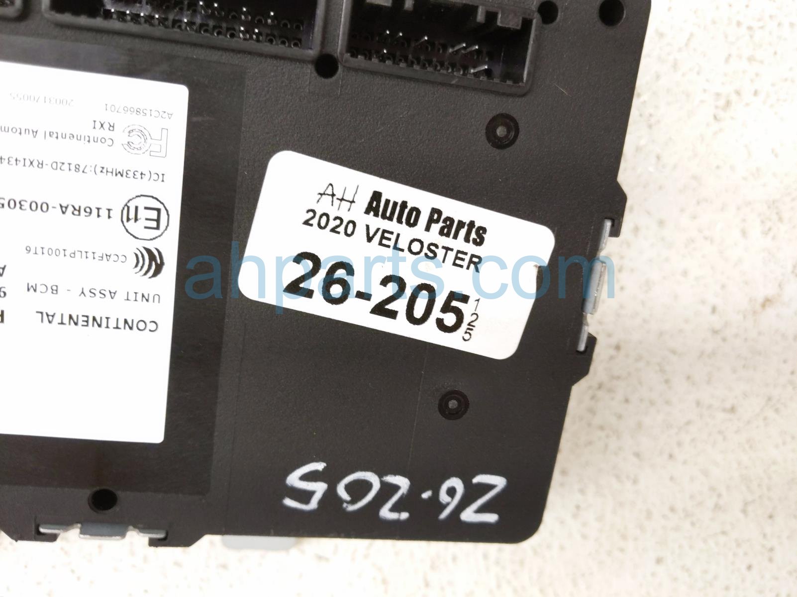 2020 Hyundai Veloster Body Control Module Unit N line 95400 K9050 Replacement 2020 Hyundai Veloster Body Control Module Unit N line 95400 K9050 Replacement thumbnail