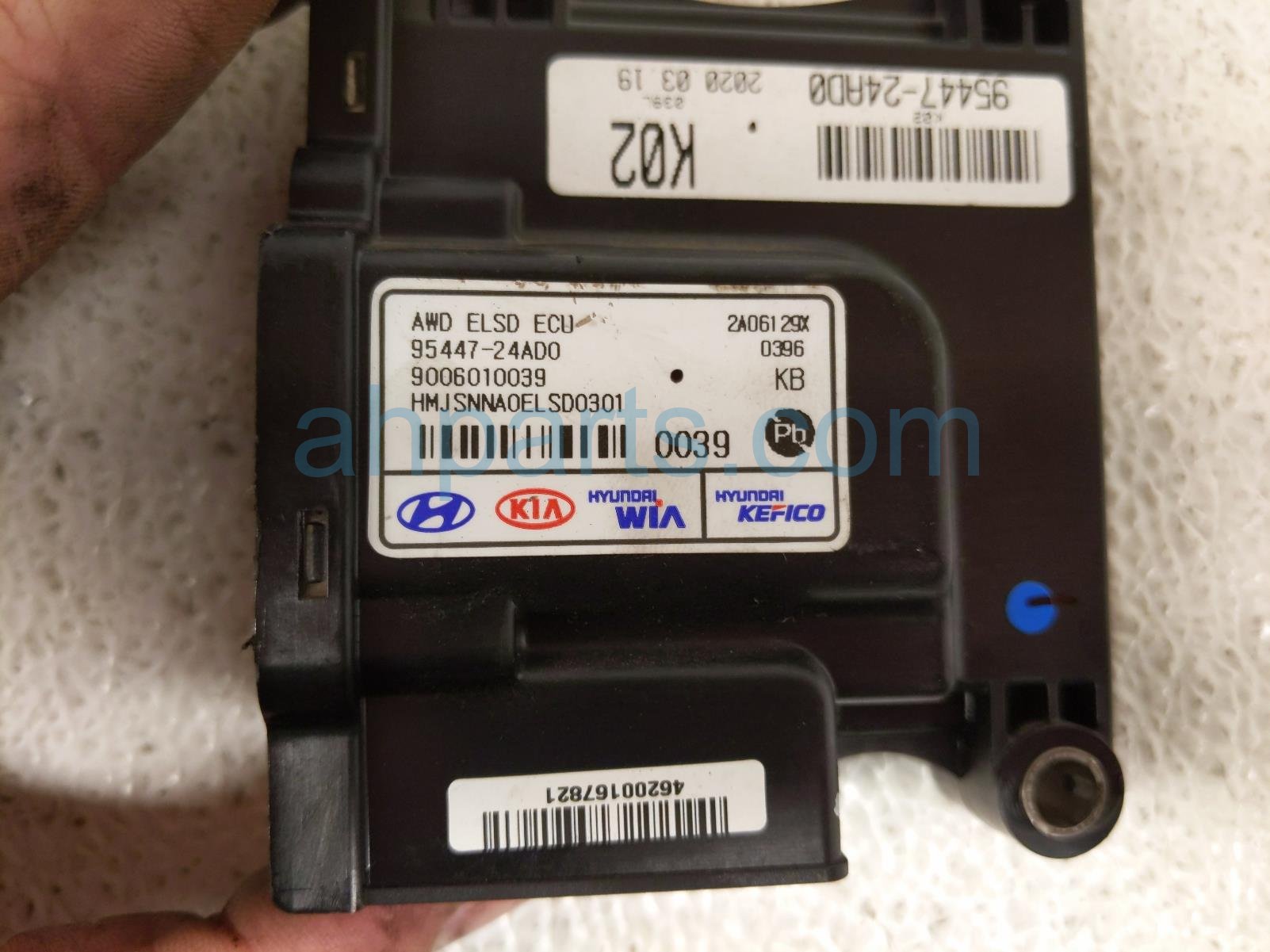 2020 Hyundai Veloster Elsd Control Module Awd 95447 24AD0 Replacement 2020 Hyundai Veloster Elsd Control Module Awd 95447 24AD0 Replacement thumbnail