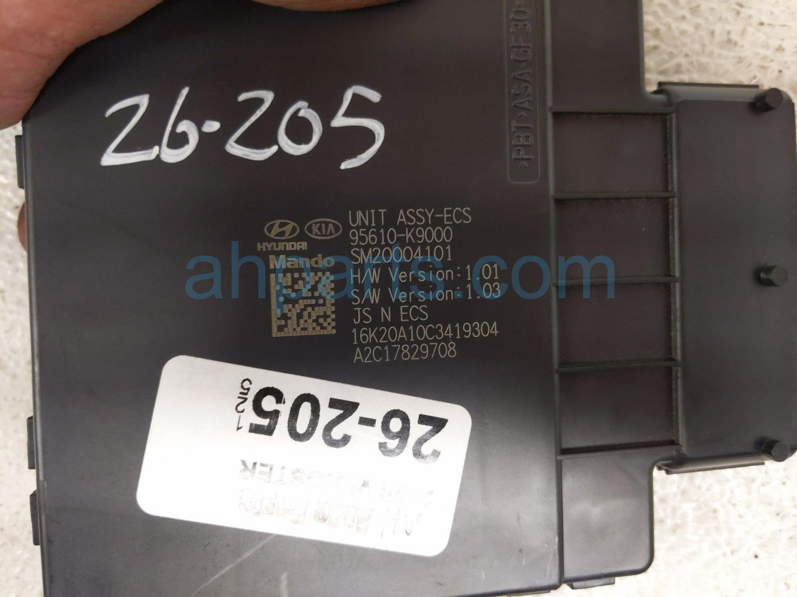 2020 Hyundai Veloster Suspension Control Module Unit 95610 K9000 Replacement 2020 Hyundai Veloster Suspension Control Module Unit 95610 K9000 Replacement thumbnail