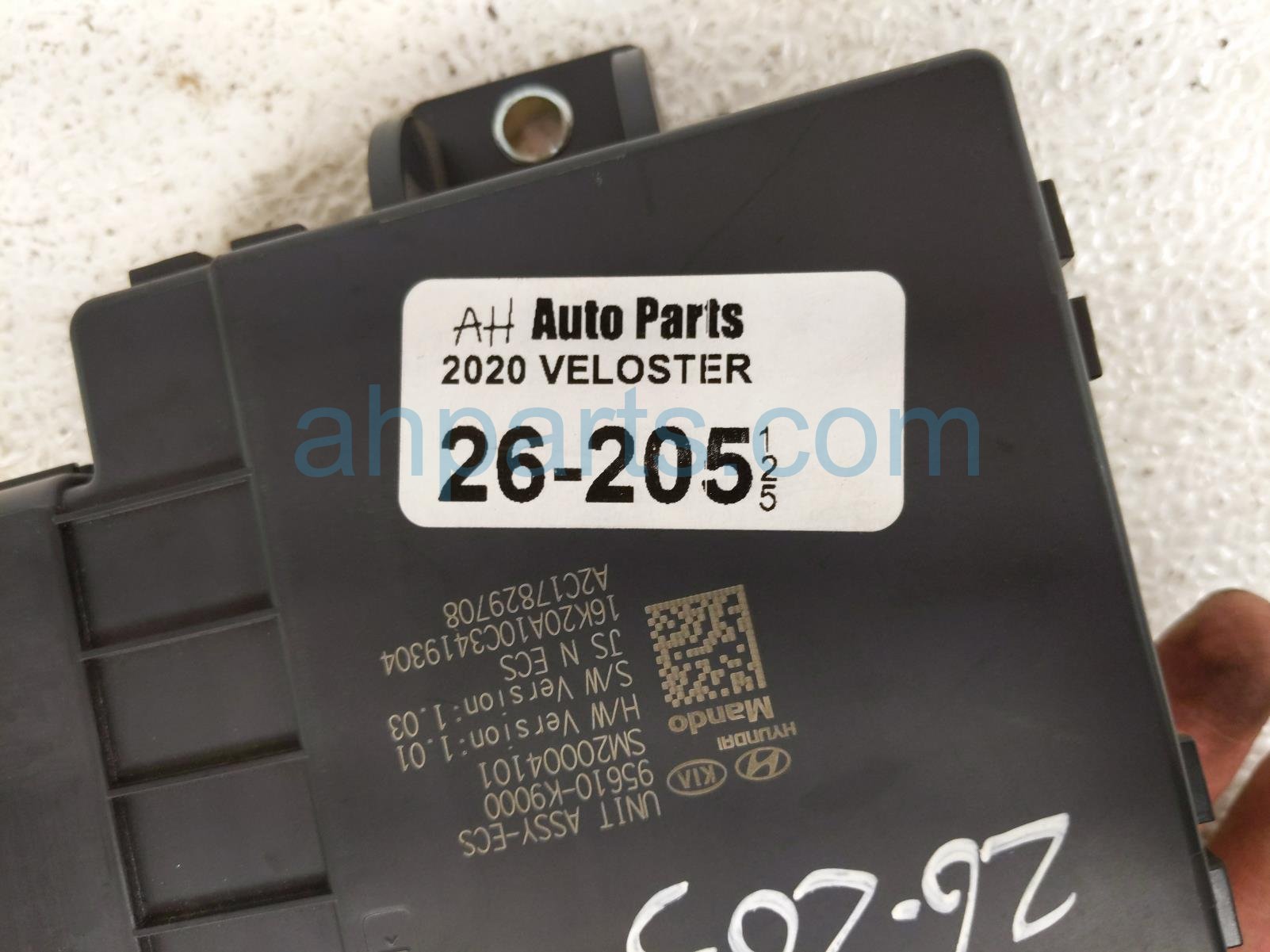 2020 Hyundai Veloster Suspension Control Module Unit 95610 K9000 Replacement 2020 Hyundai Veloster Suspension Control Module Unit 95610 K9000 Replacement thumbnail