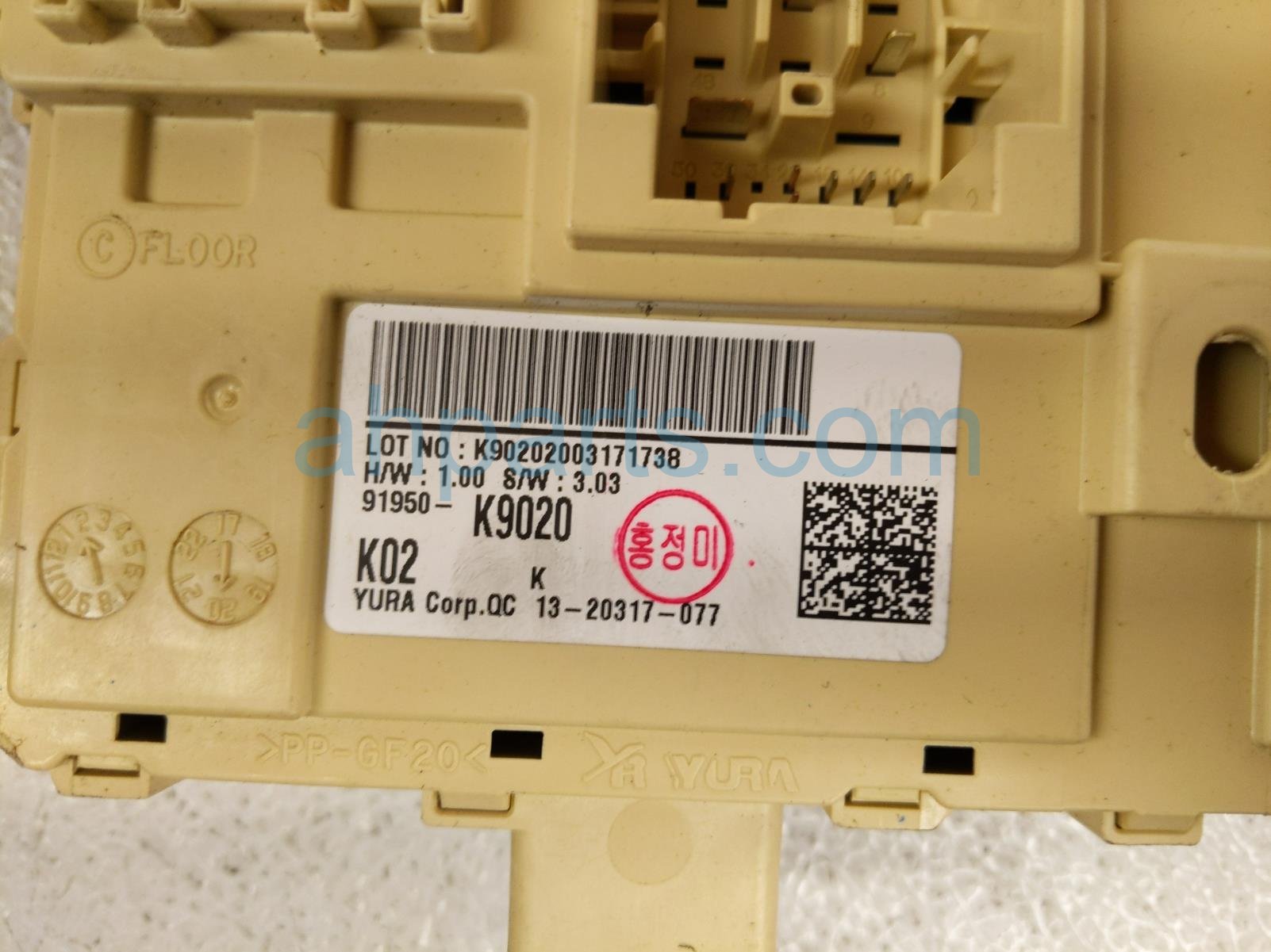 2020 Hyundai Veloster Driver Cabin Fuse Junction Block 2.0t 91950 K9020 Replacement 2020 Hyundai Veloster Driver Cabin Fuse Junction Block 2.0t 91950 K9020 Replacement thumbnail