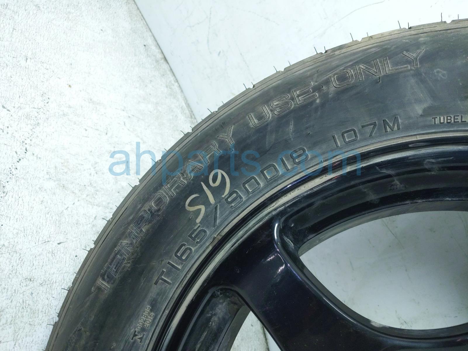 2021 Toyota Highlander Rim T165/90d18 Spare Tire Donut Wheel 42611 0R281 Replacement 2021 Toyota Highlander Rim T165/90d18 Spare Tire Donut Wheel 42611 0R281 Replacement thumbnail
