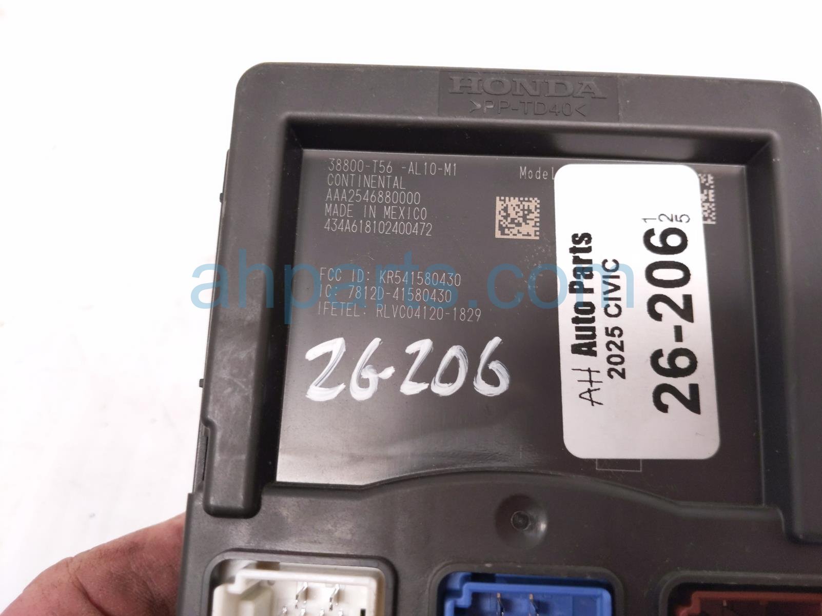 Honda BODY CONTROL MODULE UNIT