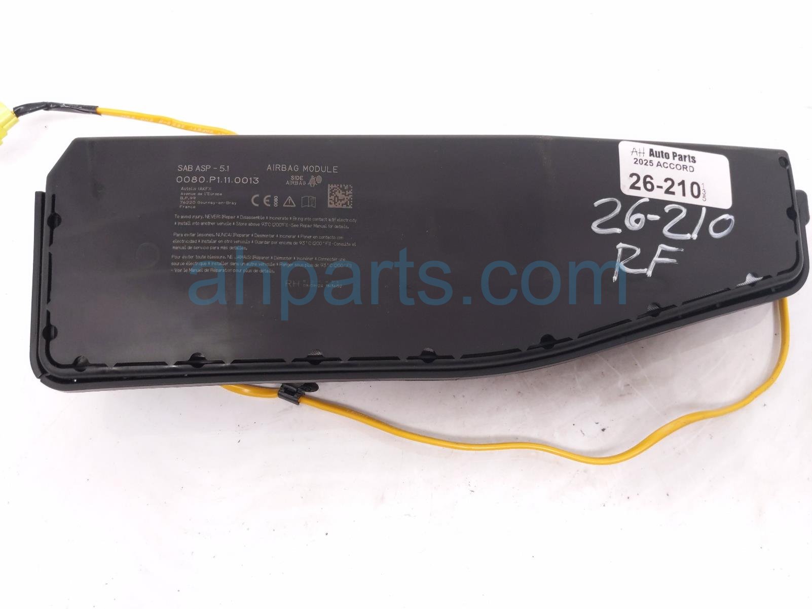 Honda PASSENGER SEAT AIRBAG