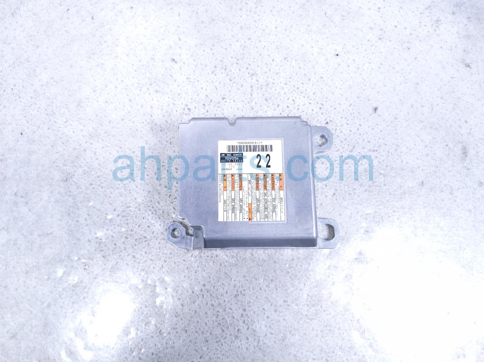 Toyota SRS AIRBAG COMPUTER - 0 BLOWN AB