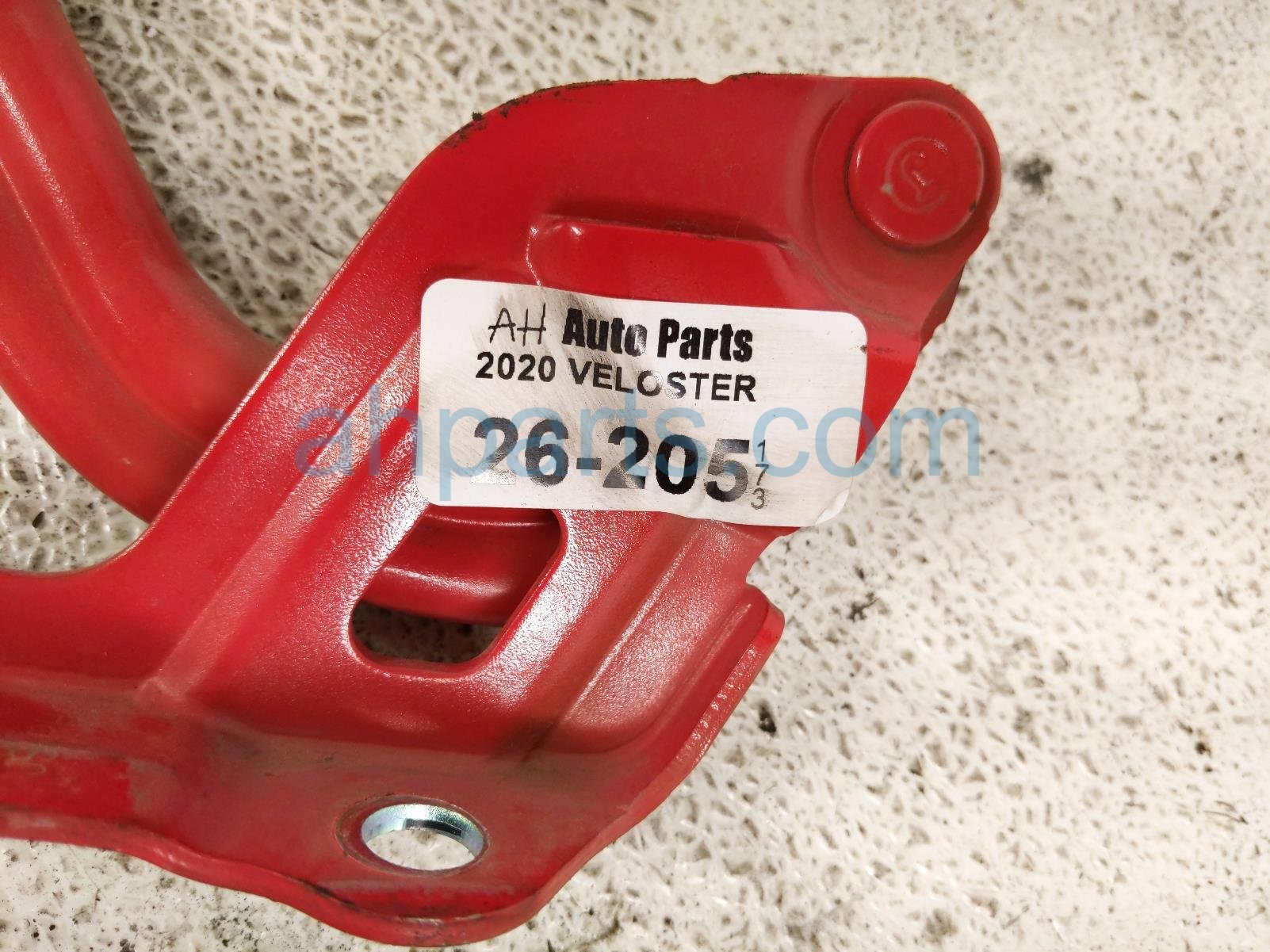 2020 Hyundai Veloster Passenger Hood Hinge Red 79120 J3000 Replacement 2020 Hyundai Veloster Passenger Hood Hinge Red 79120 J3000 Replacement thumbnail