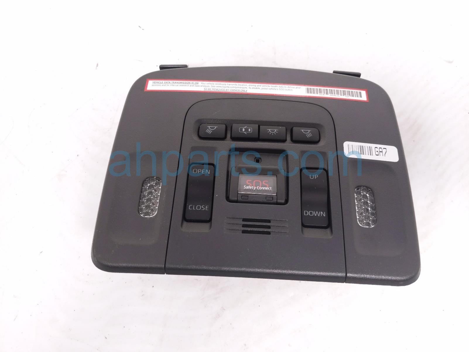 Toyota OVERHEAD CONSOLE / MAP LIGHT - BLACK