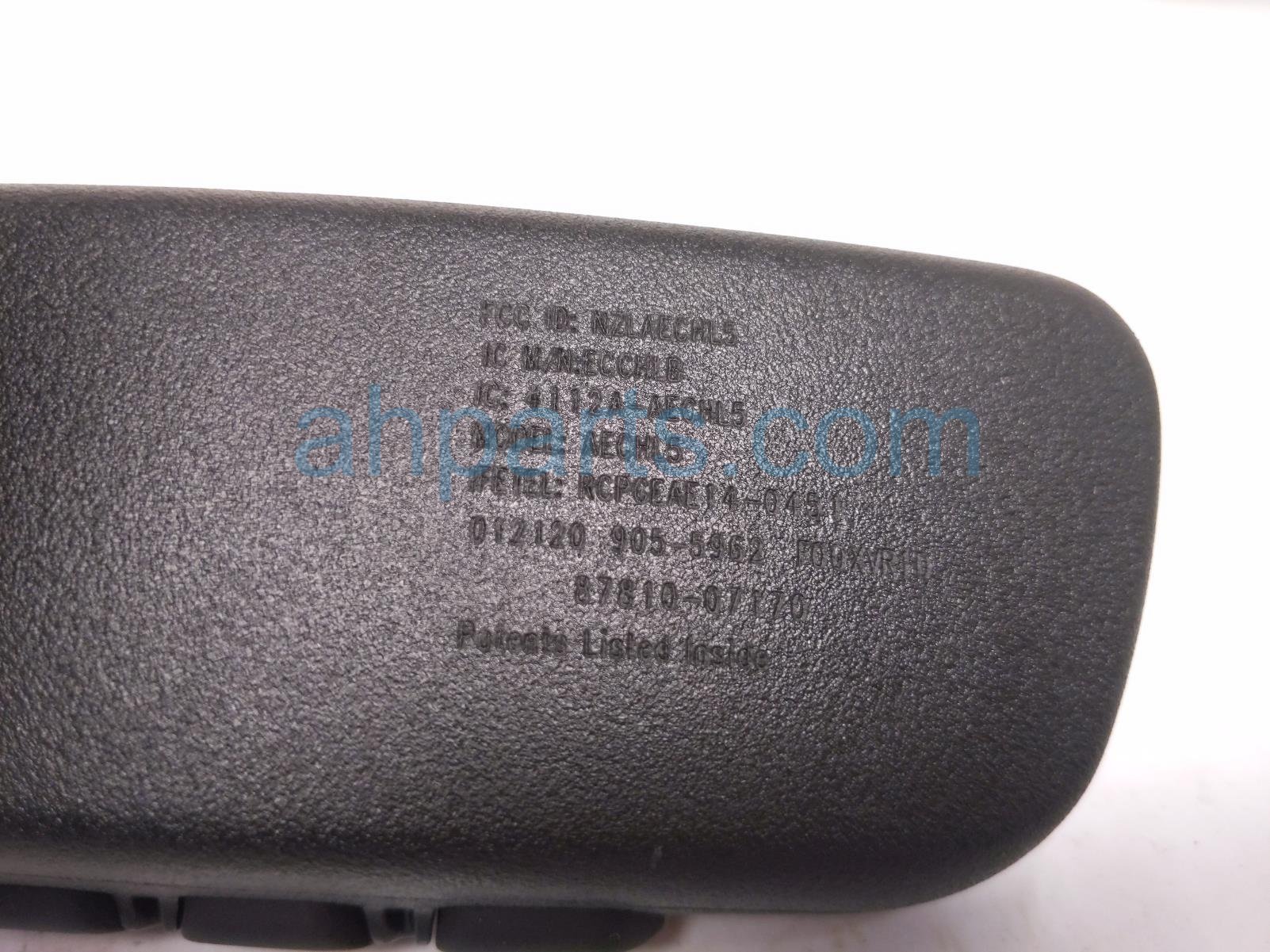 2020 Toyota Avalon Inside / Interior Rear View Mirror 87810 07170 Replacement 2020 Toyota Avalon Inside / Interior Rear View Mirror 87810 07170 Replacement thumbnail