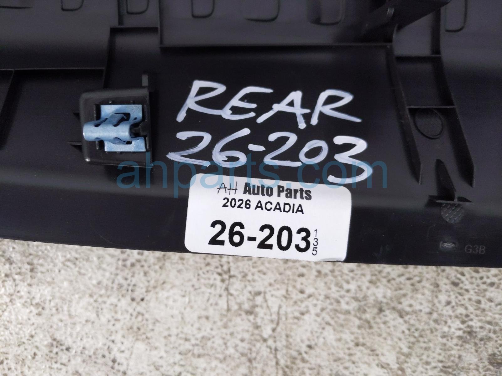 2026 GMC Acadia Rear Cargo Sill Trim Panel Grey 26584695 Replacement 2026 GMC Acadia Rear Cargo Sill Trim Panel Grey 26584695 Replacement thumbnail
