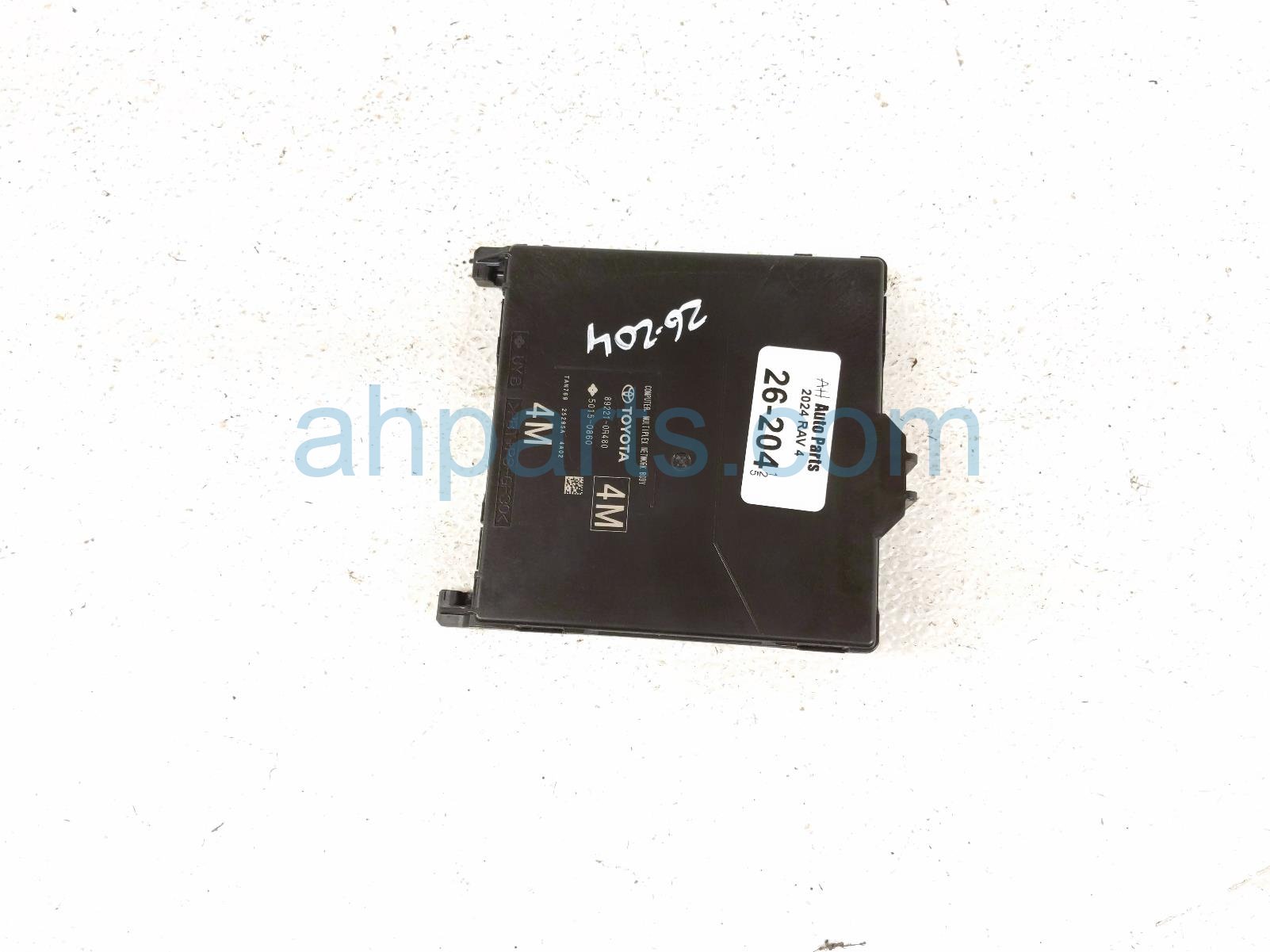 2024 Toyota Rav 4 Multiplex Body Control Module 89221 0R480 Replacement 2024 Toyota Rav 4 Multiplex Body Control Module 89221 0R480 Replacement thumbnail