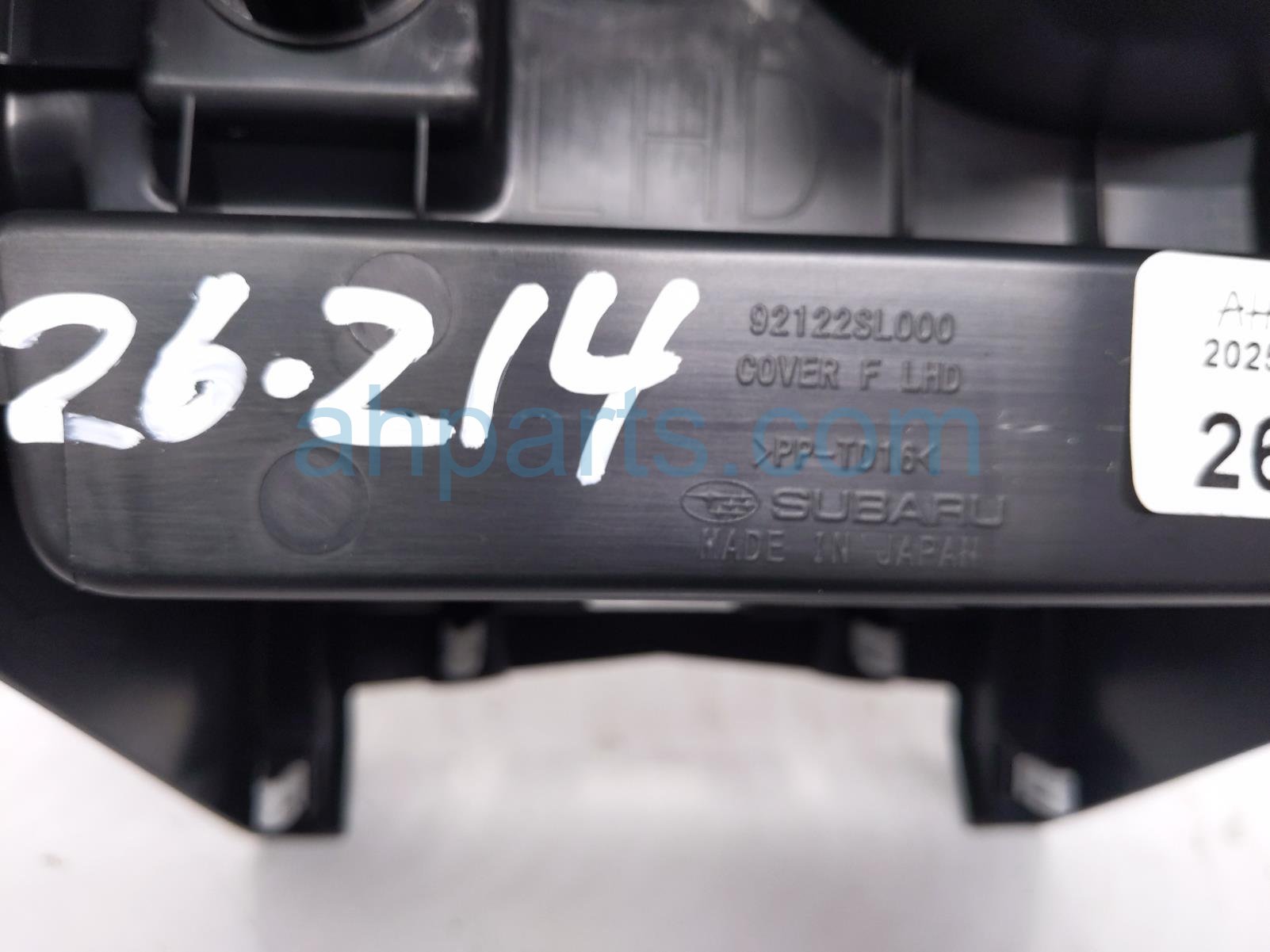 2025 Subaru Forester Center Console Cup Holder Trim blk 92141SL000 Replacement 2025 Subaru Forester Center Console Cup Holder Trim blk 92141SL000 Replacement thumbnail