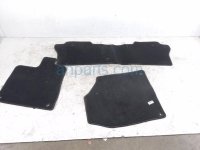 Honda SET OF 3 FLOOR MATS - BLACK CLOTH Honda SET OF 3 FLOOR MATS - BLACK CLOTH