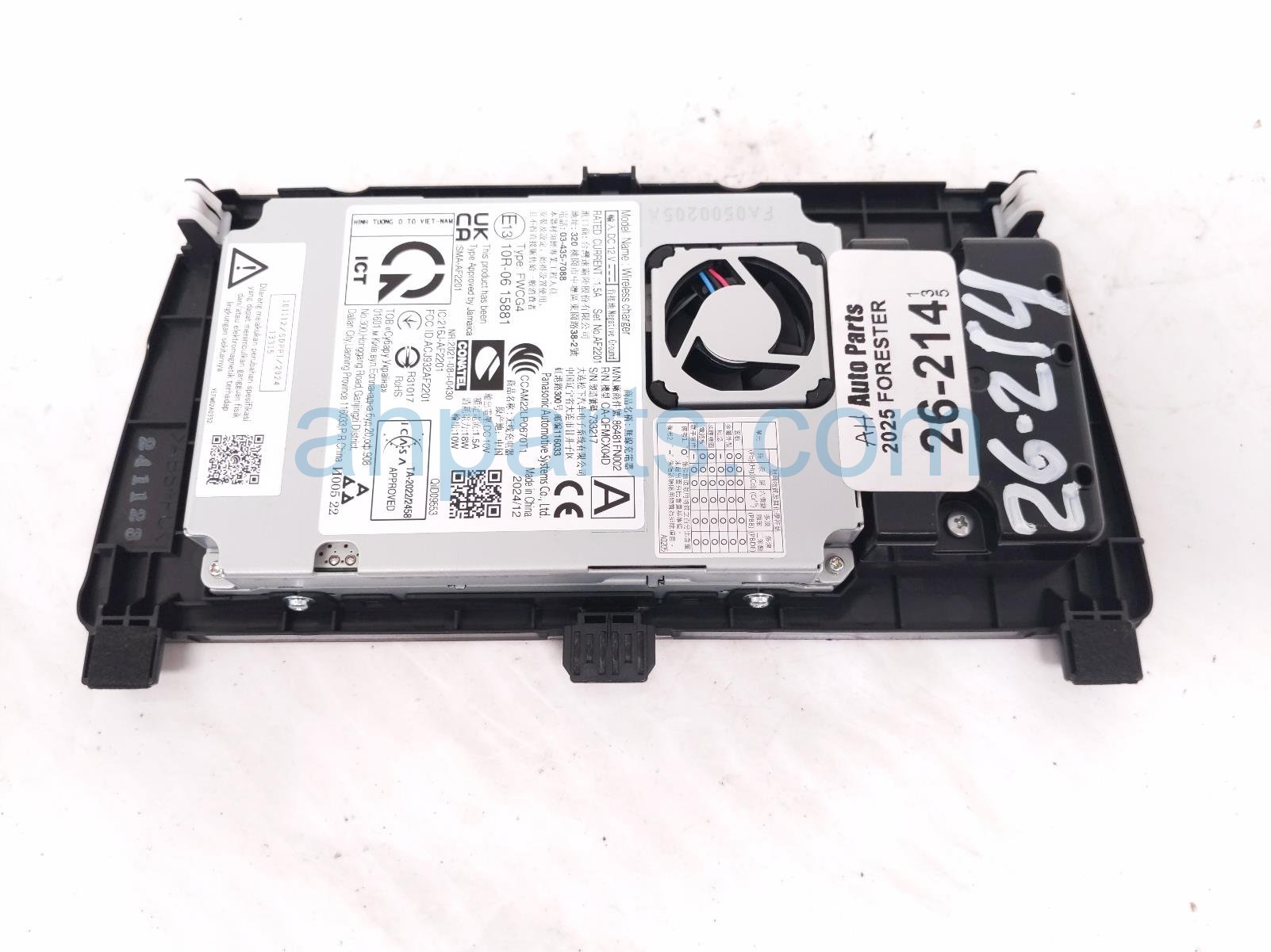 2025 Subaru Forester Wireless Phone Charger Module 86481FN002 Replacement 2025 Subaru Forester Wireless Phone Charger Module 86481FN002 Replacement thumbnail