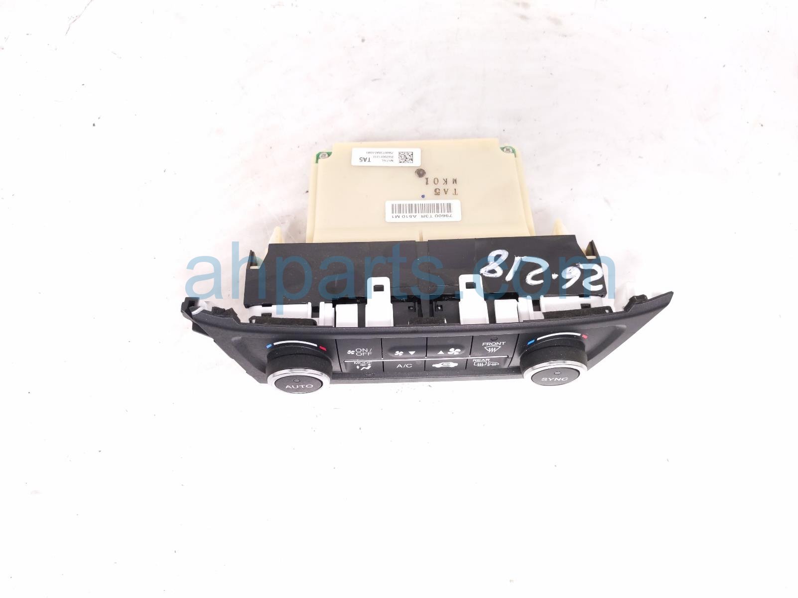 Acura HEATER/AC CONTROL(ON DASH)