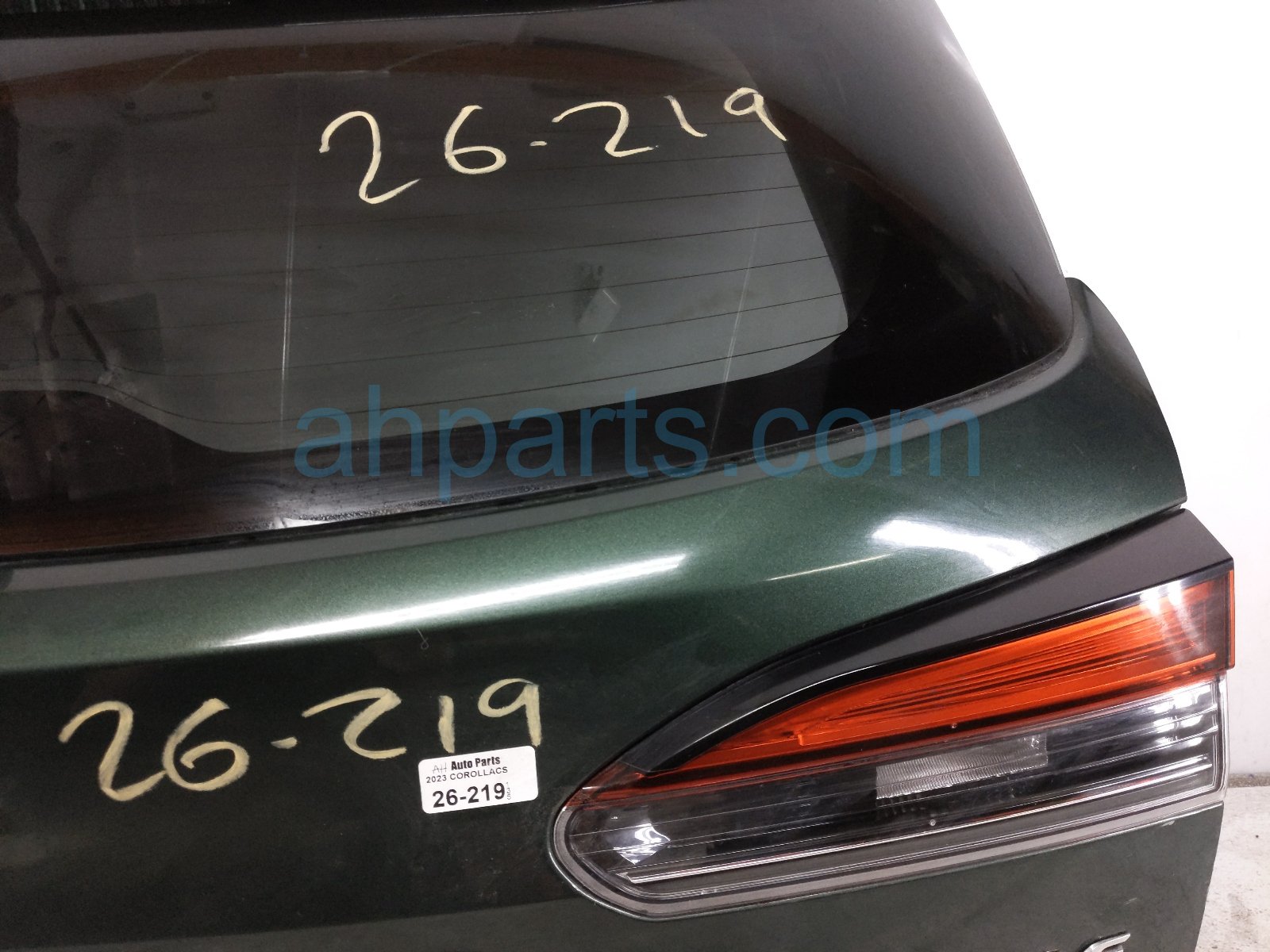 2023 Toyota Corollacs Deck Trunk Lid Lift Gate / Tail Gate Green 67005 0A470 Replacement 2023 Toyota Corollacs Deck Trunk Lid Lift Gate / Tail Gate Green 67005 0A470 Replacement thumbnail