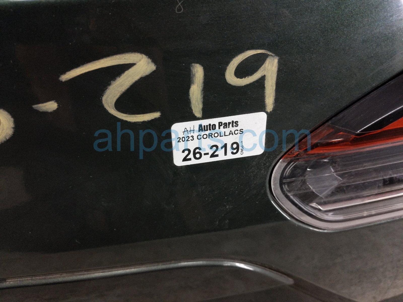 2023 Toyota Corollacs Deck Trunk Lid Lift Gate / Tail Gate Green 67005 0A470 Replacement 2023 Toyota Corollacs Deck Trunk Lid Lift Gate / Tail Gate Green 67005 0A470 Replacement thumbnail