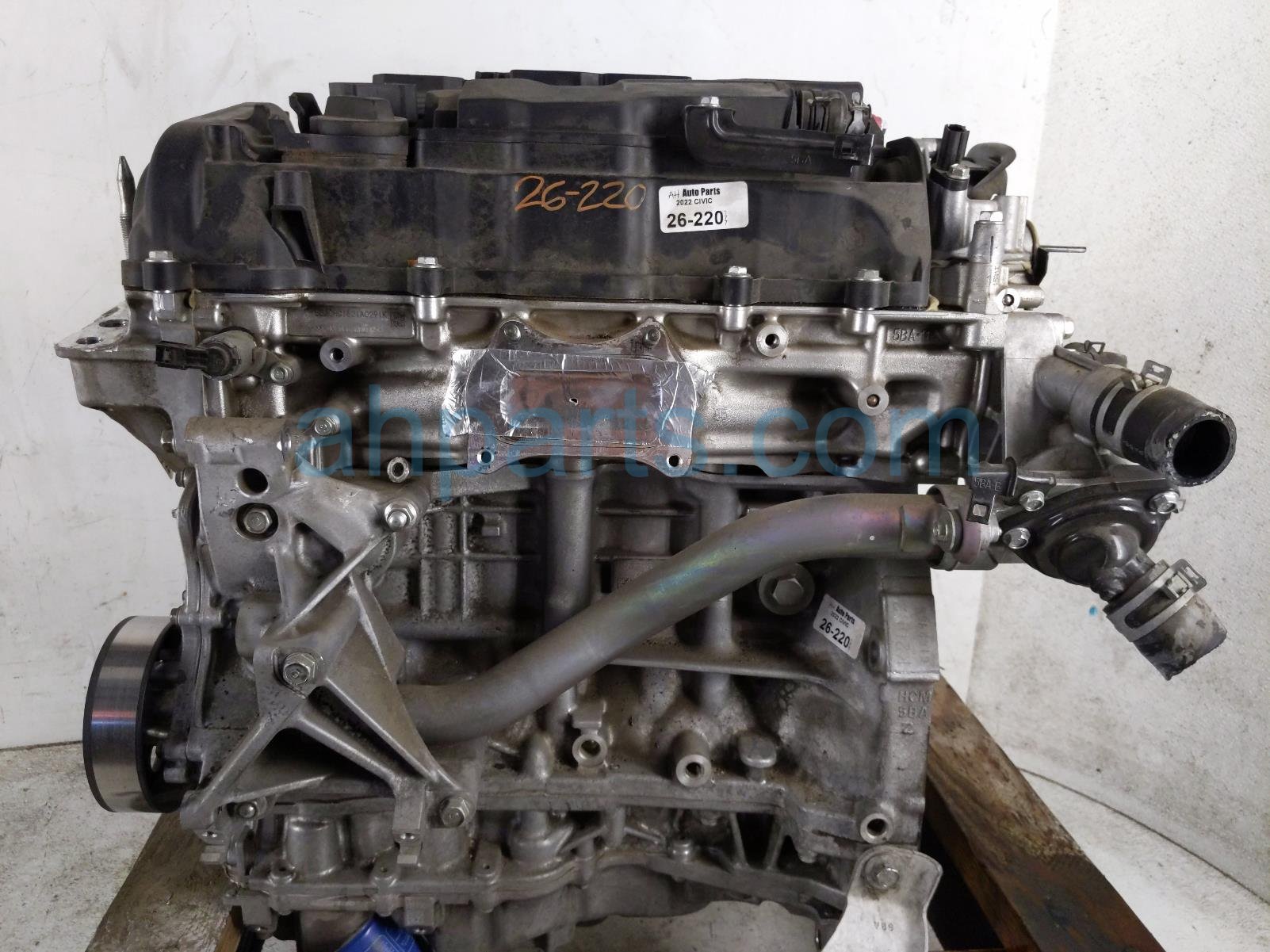2022 Honda Civic Long Block Engine / Motor = 58k Mi 10002 5BA A00 Replacement 2022 Honda Civic Long Block Engine / Motor = 58k Mi 10002 5BA A00 Replacement thumbnail