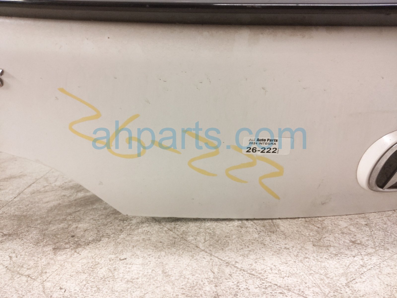 2024 Acura Integra Deck Trunk Lid Lift Gate / Tail Gate White 68100 3S5 A00ZZ Replacement 2024 Acura Integra Deck Trunk Lid Lift Gate / Tail Gate White 68100 3S5 A00ZZ Replacement thumbnail