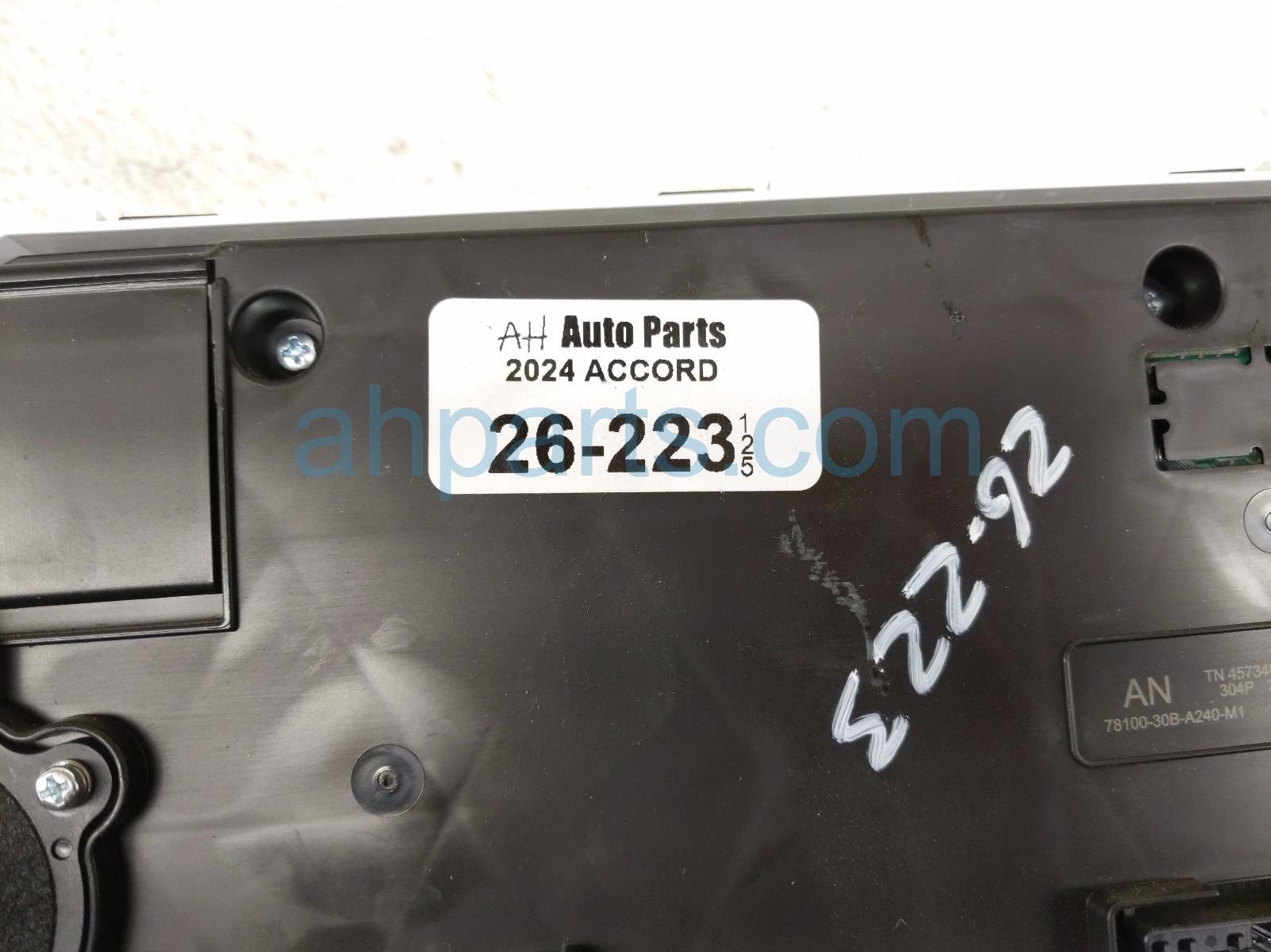 2024 Honda Accord Speedometer / Gauge Speedo Instrument Cluster Mi 78100 30B A24 Replacement 2024 Honda Accord Speedometer / Gauge Speedo Instrument Cluster Mi 78100 30B A24 Replacement thumbnail