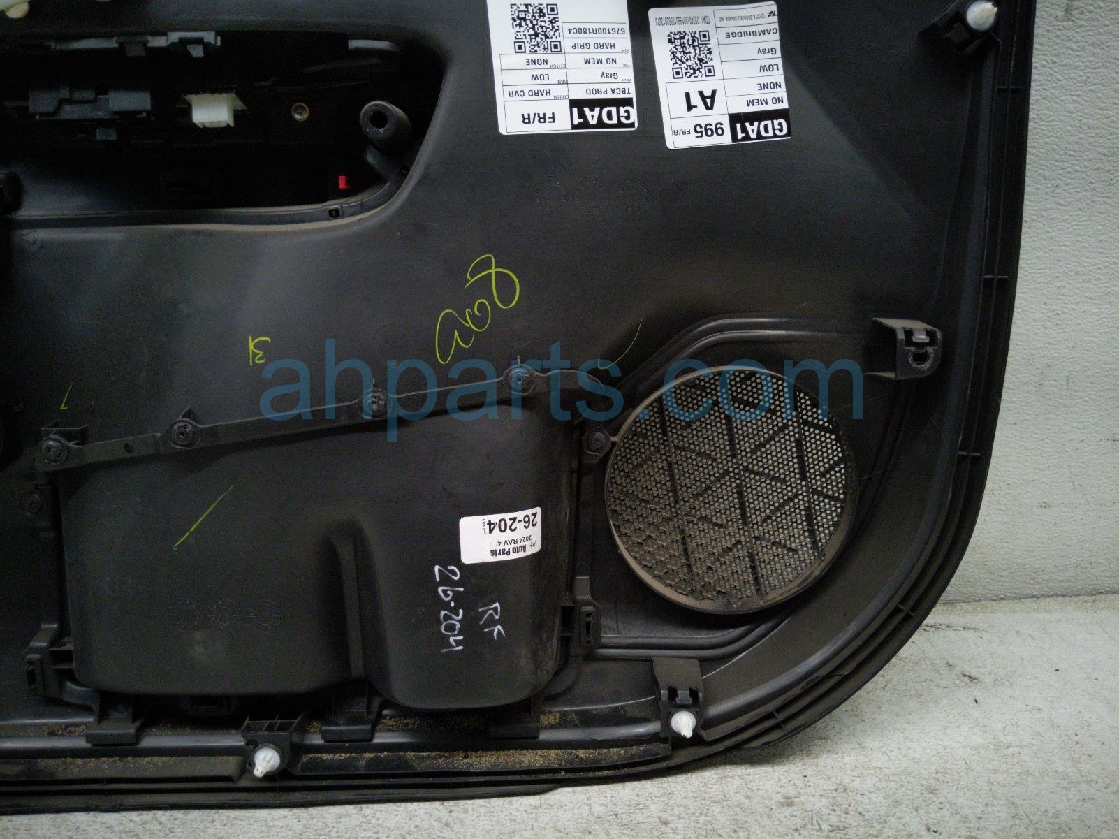 2024 Toyota Rav 4 Trim / Liner Front Passenger Interior Door Panel Grey 67610 0R180 C4 Replacement 2024 Toyota Rav 4 Trim / Liner Front Passenger Interior Door Panel Grey 67610 0R180 C4 Replacement thumbnail