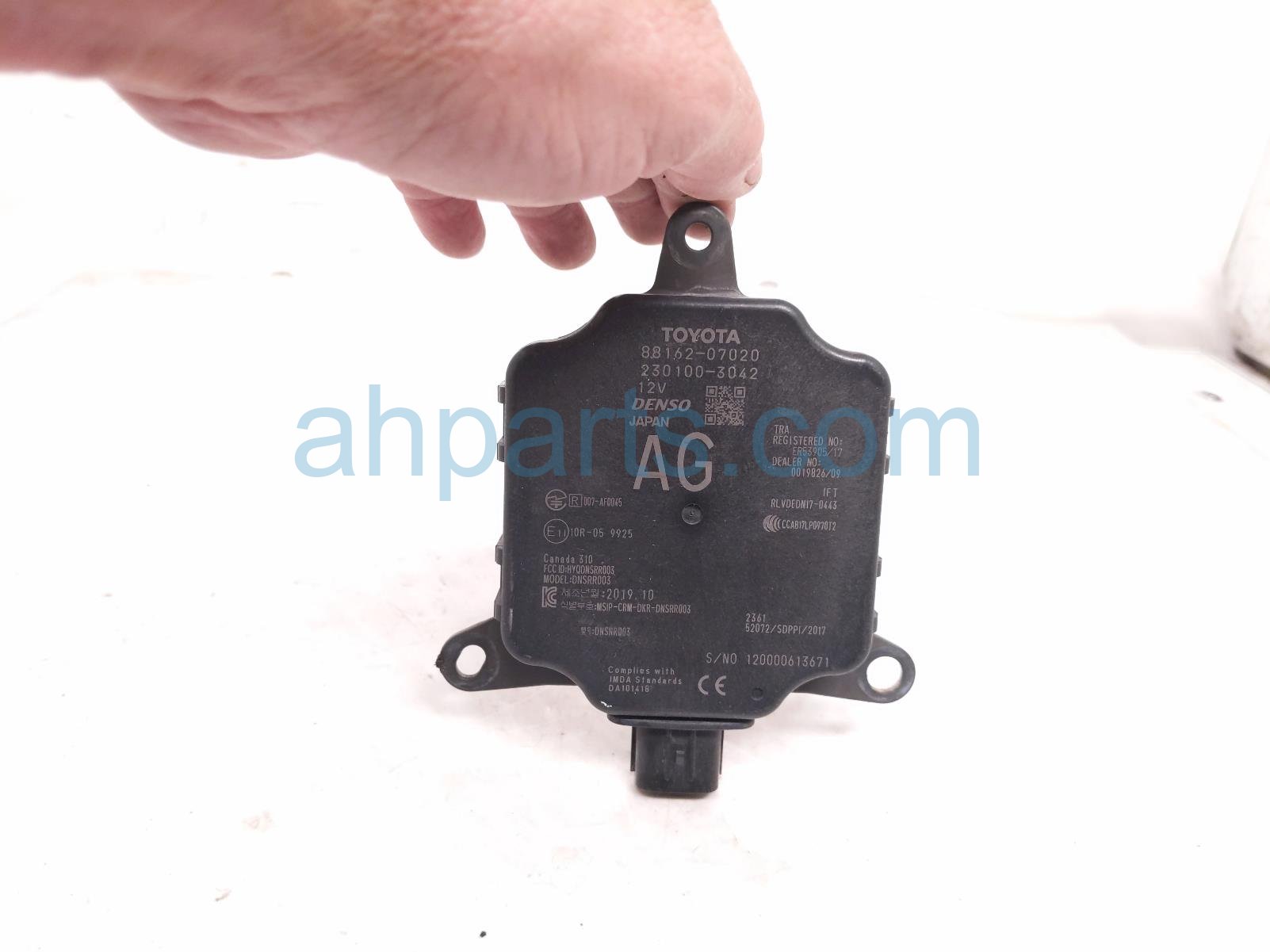 2020 Toyota Avalon Rear Driver Blind Spot Radar Sensor 88162 07020 Replacement 2020 Toyota Avalon Rear Driver Blind Spot Radar Sensor 88162 07020 Replacement thumbnail