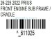 2022 Toyota Prius Crossmember Front Engine Sub Frame / Cradle 51201 47072 Replacement 2022 Toyota Prius Crossmember Front Engine Sub Frame / Cradle 51201 47072 Replacement thumbnail