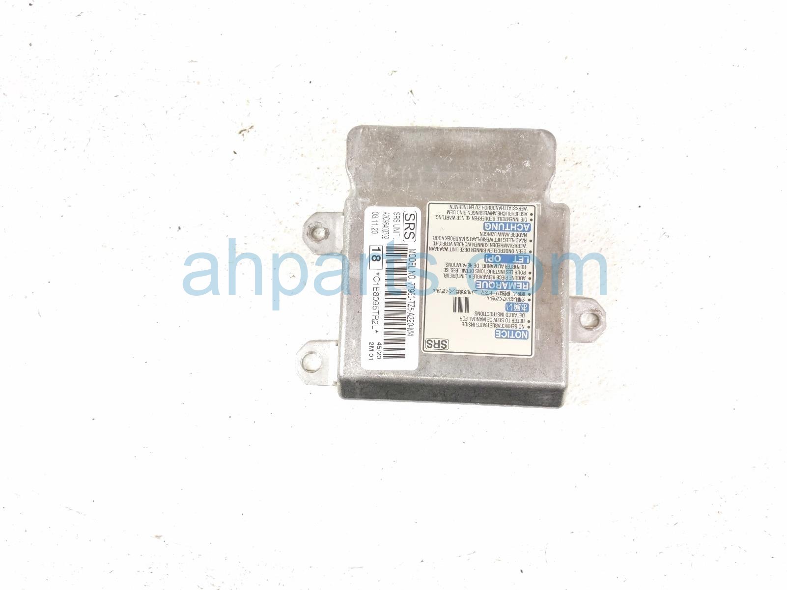 Acura SRS AIRBAG COMPUTER - 3 BLOWN AB