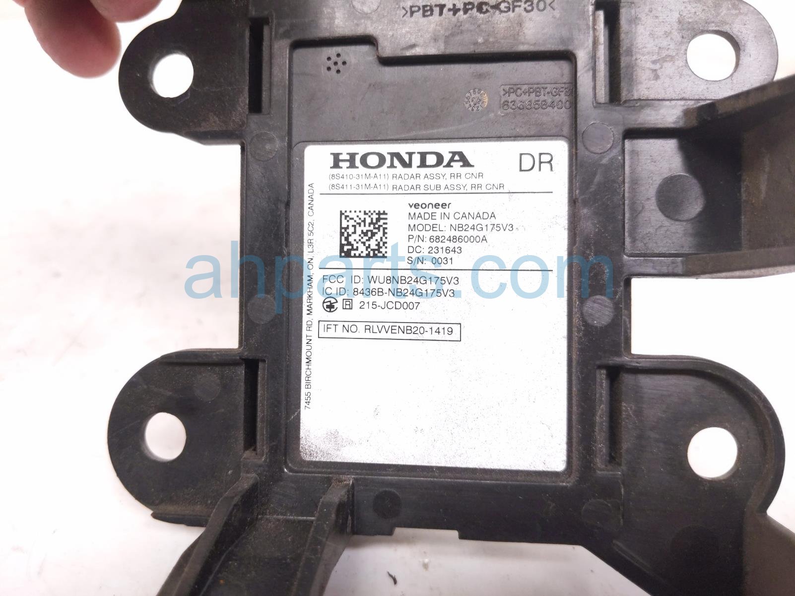 2024 Acura Integra Rear Passenger Blind Spot Radar Sensor 8S411 31M A11 Replacement 2024 Acura Integra Rear Passenger Blind Spot Radar Sensor 8S411 31M A11 Replacement thumbnail