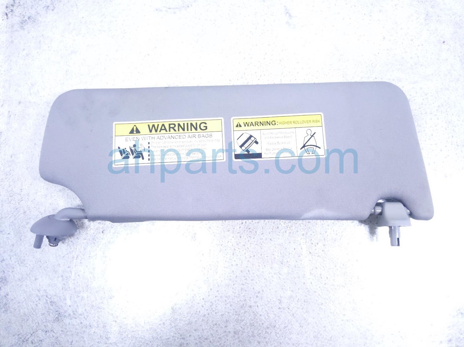 $75 Honda LH SUN VISOR - GREY