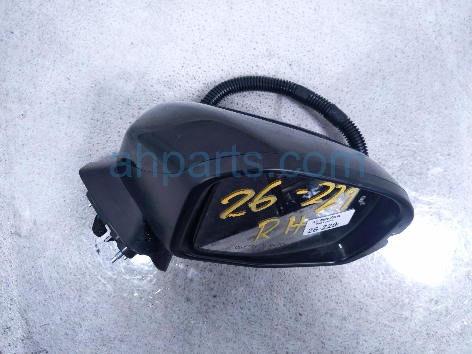 Honda RH SIDE VIEW MIRROR - BLACK